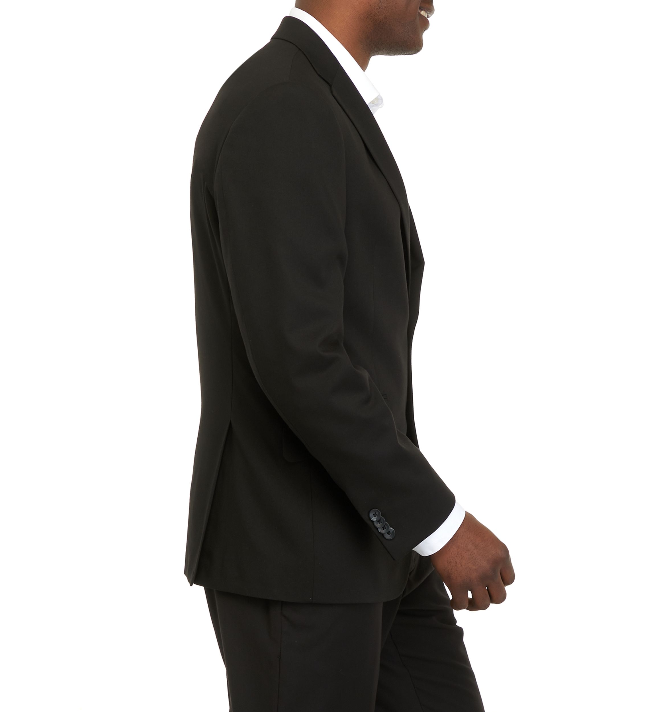 Mens Black Multi Pattern Suit Separate Jacket