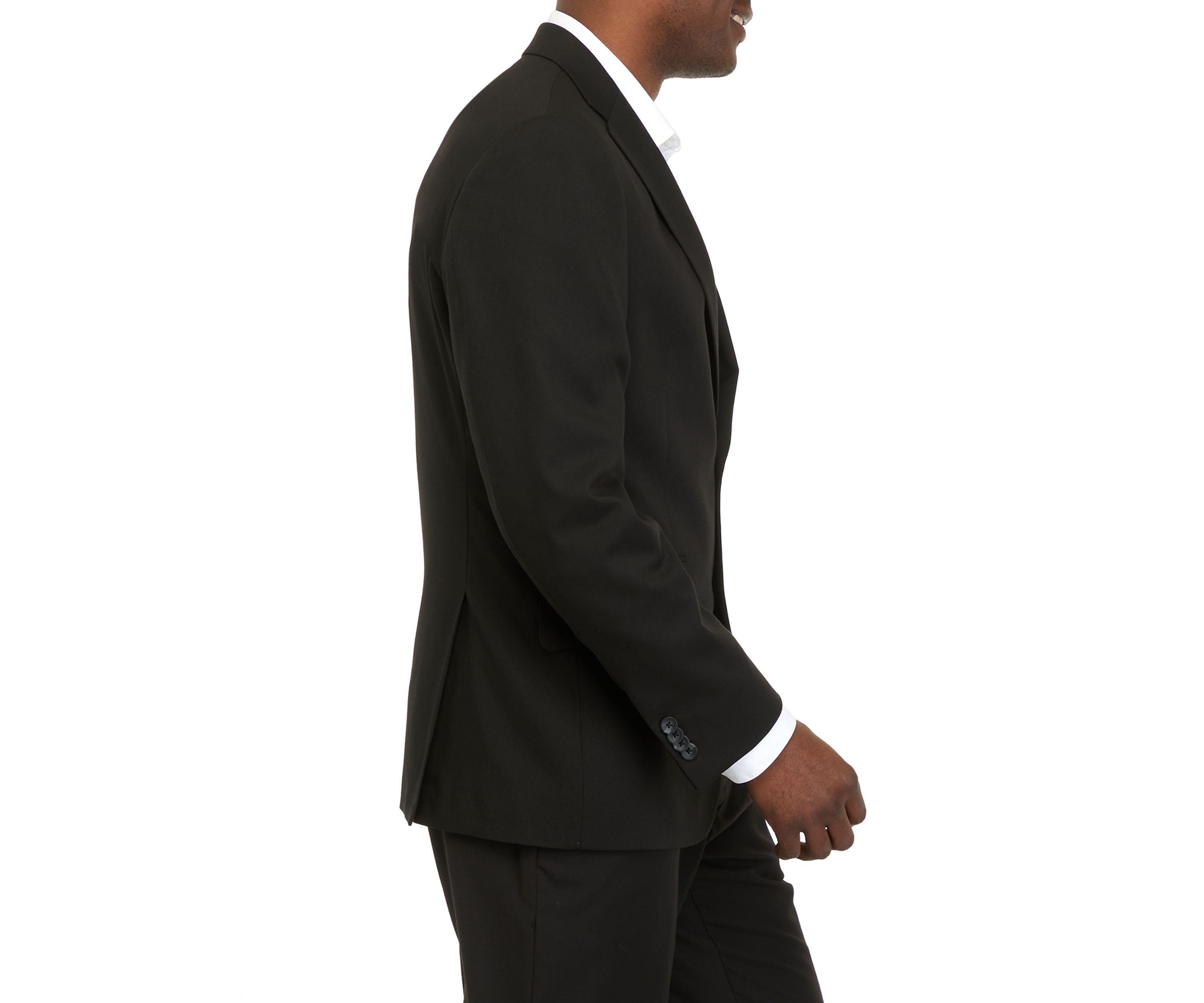 Mens Black Multi Pattern Suit Separate Jacket