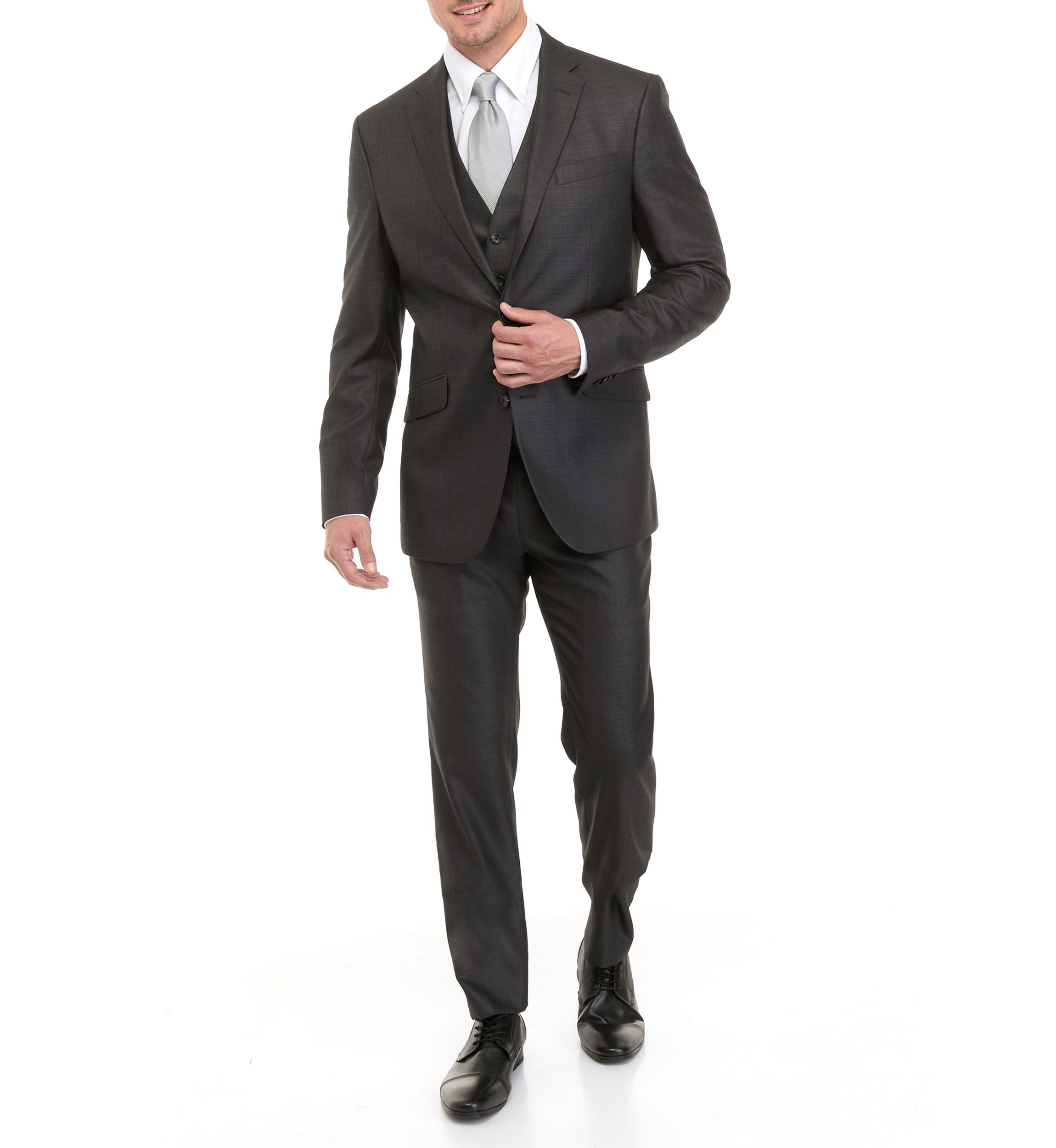 Mens Straight Hem Suit Separate Pants