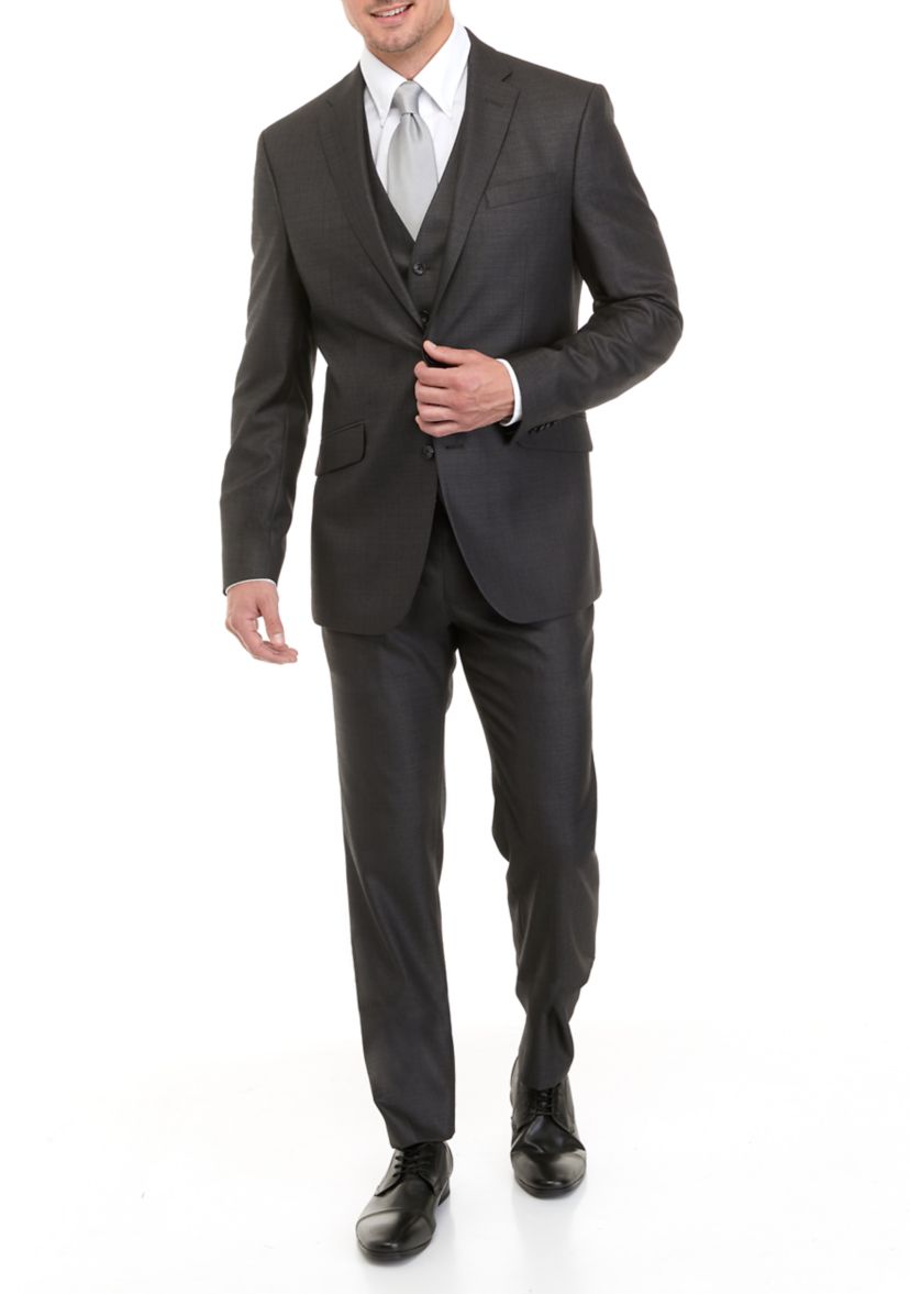 Mens Straight Hem Suit Separate Pants