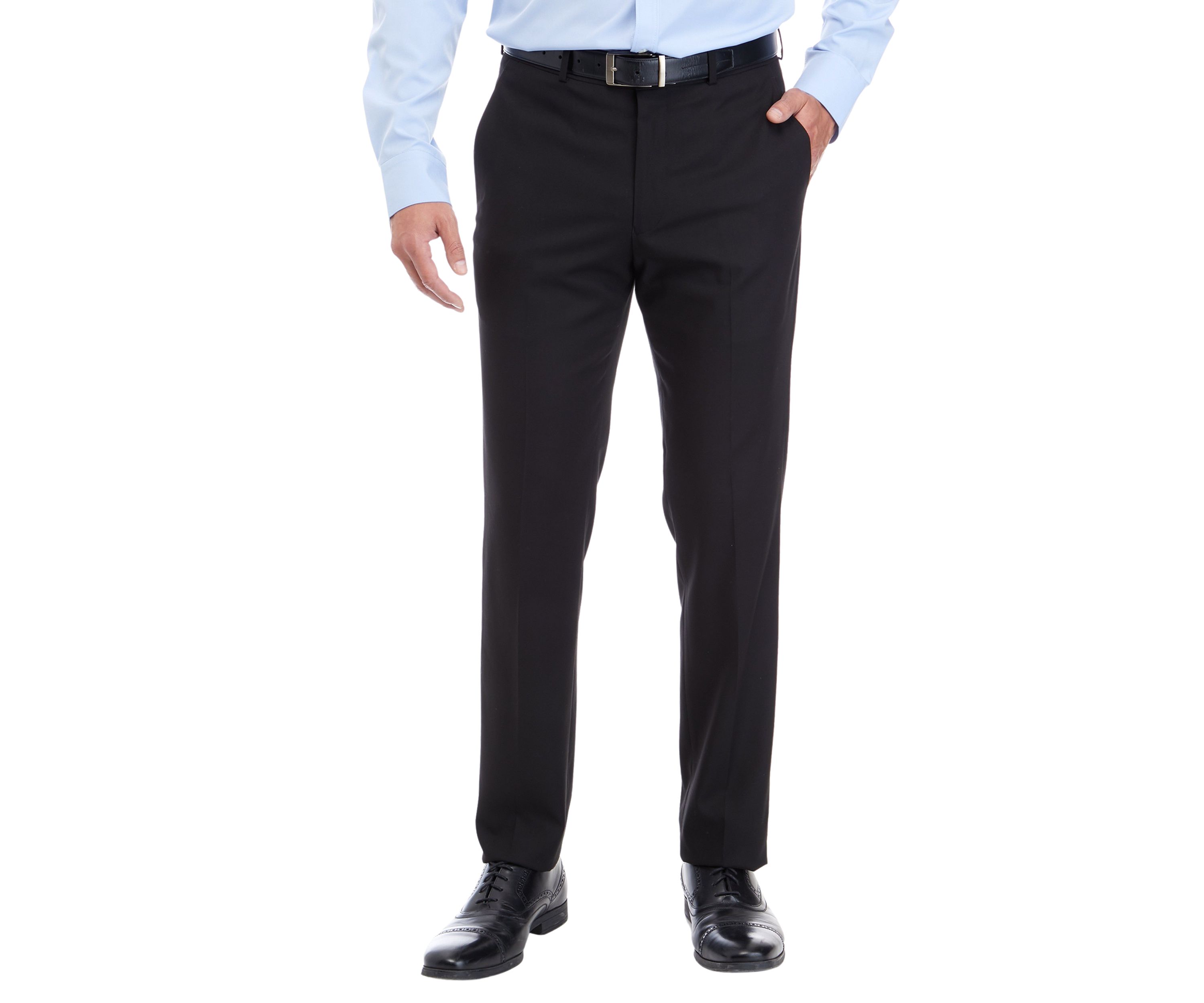 Mens Straight Hem Suit Pants 
