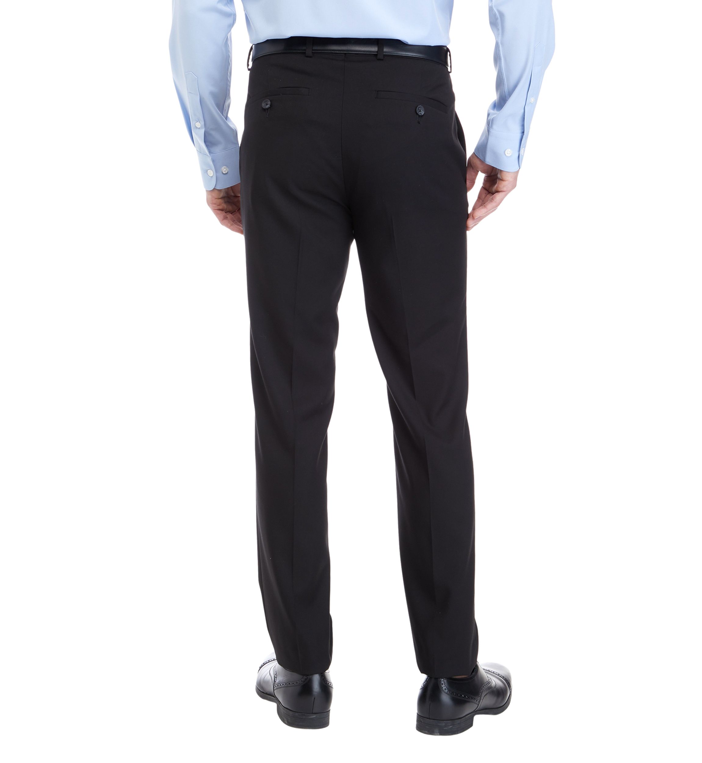 Mens Straight Hem Suit Pants 