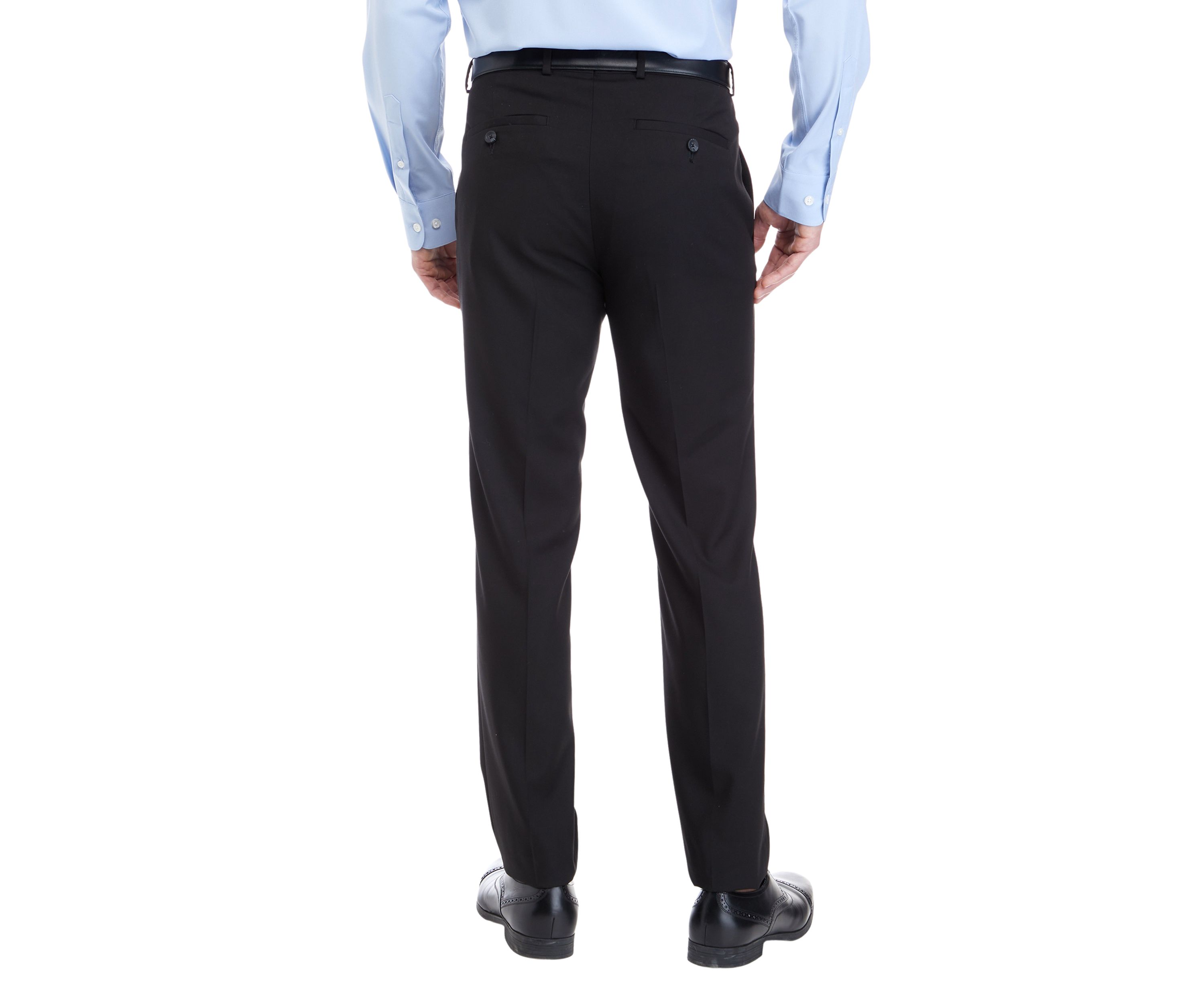Mens Straight Hem Suit Pants 