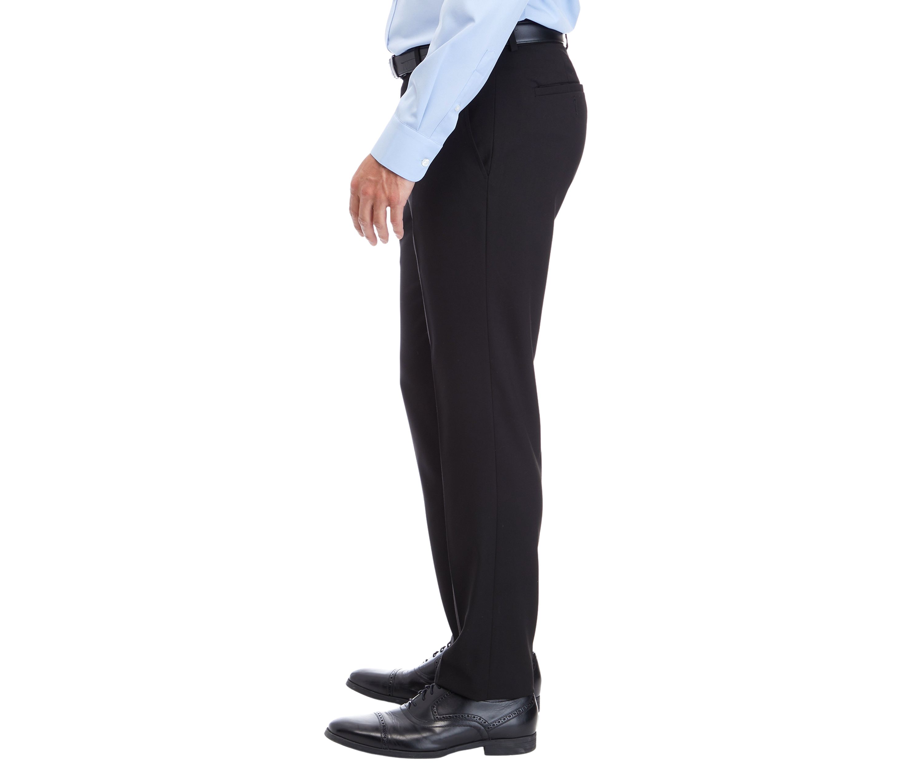 Mens Straight Hem Suit Pants 