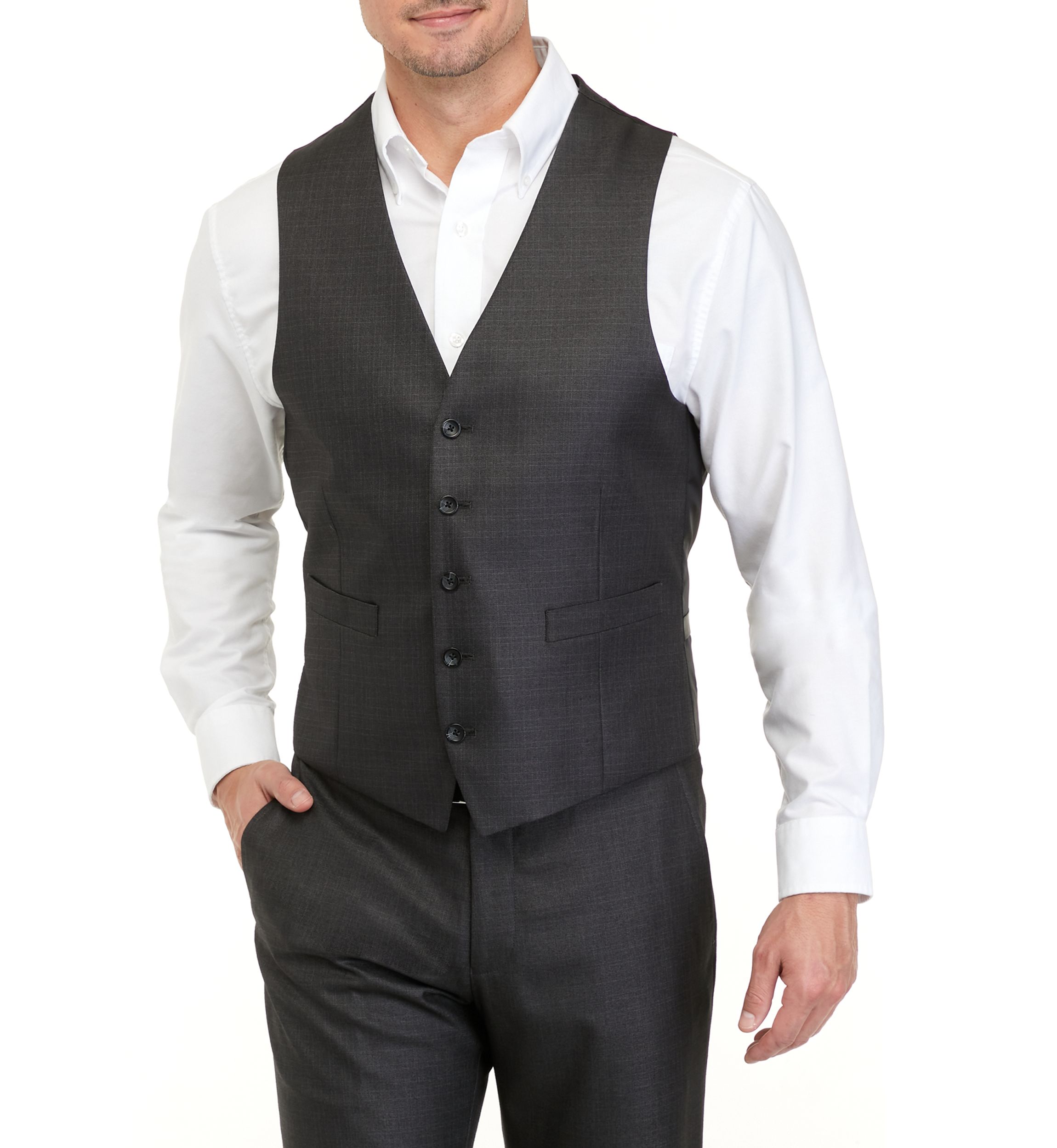 Mens Multi Pattern Suit Separate Vest