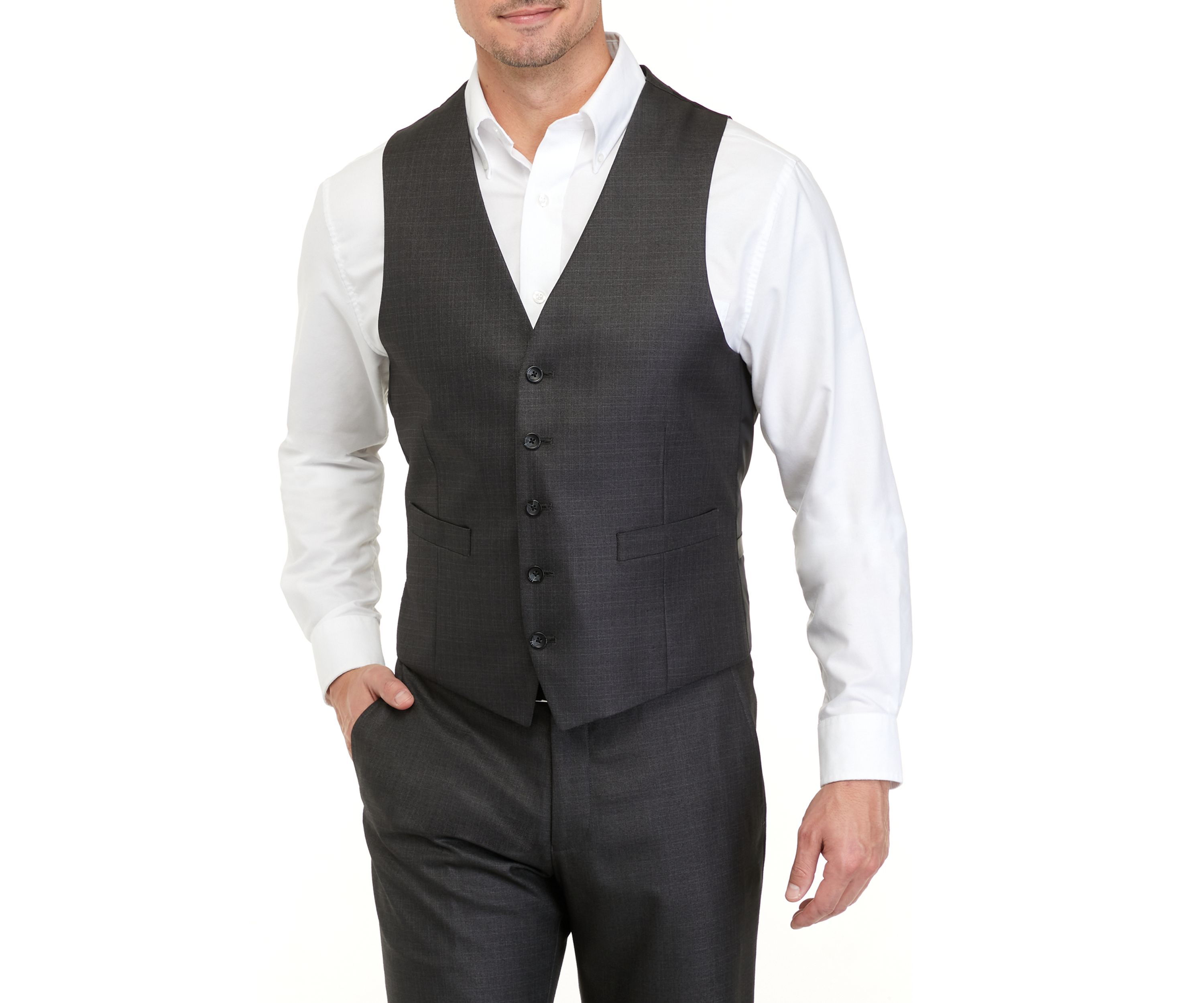 Mens Multi Pattern Suit Separate Vest