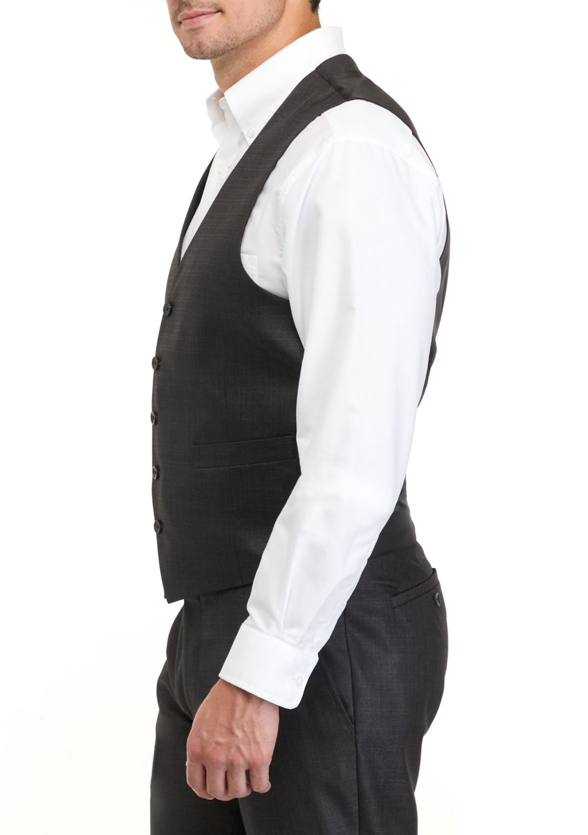 Mens Multi Pattern Suit Separate Vest