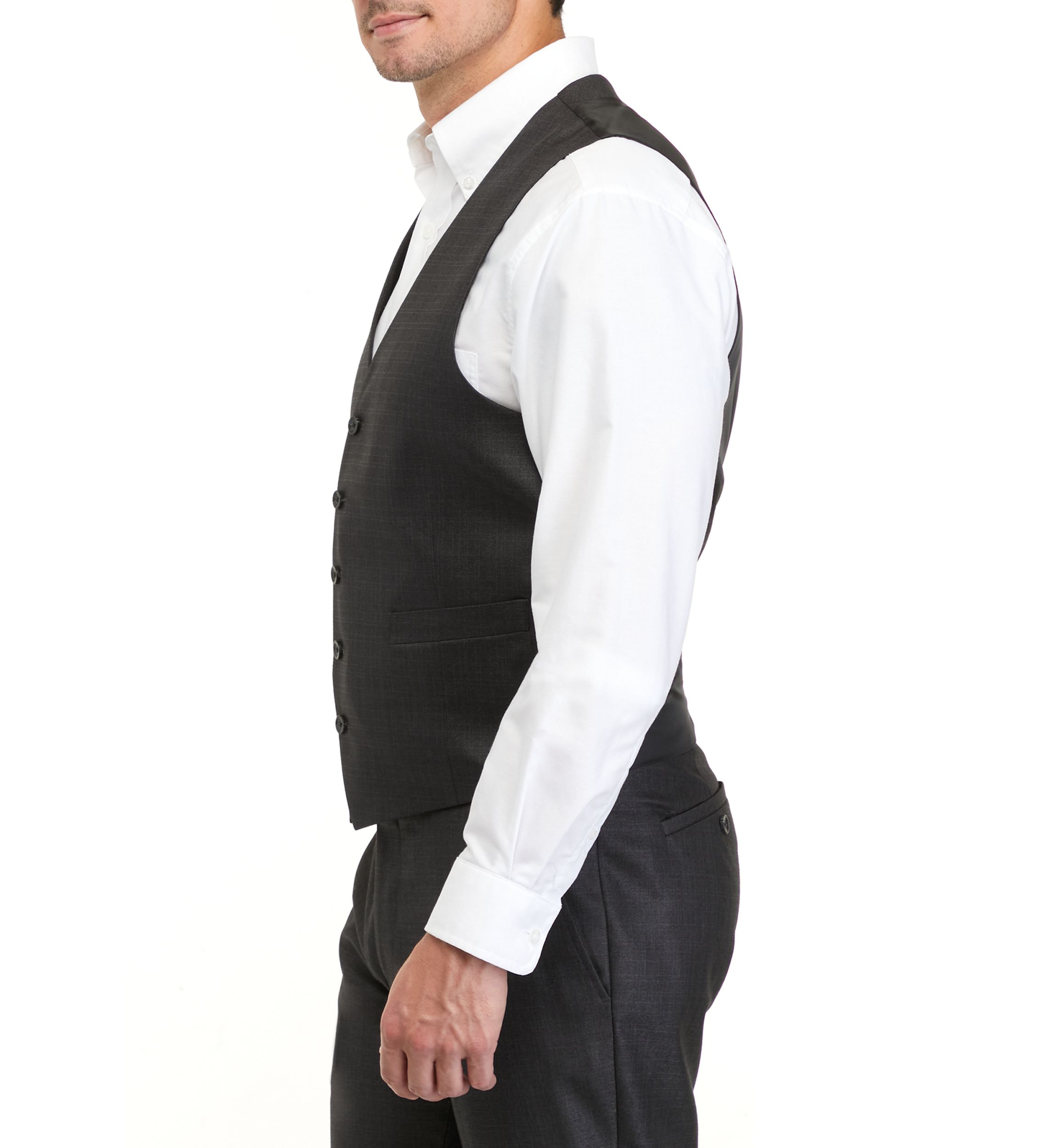Mens Multi Pattern Suit Separate Vest