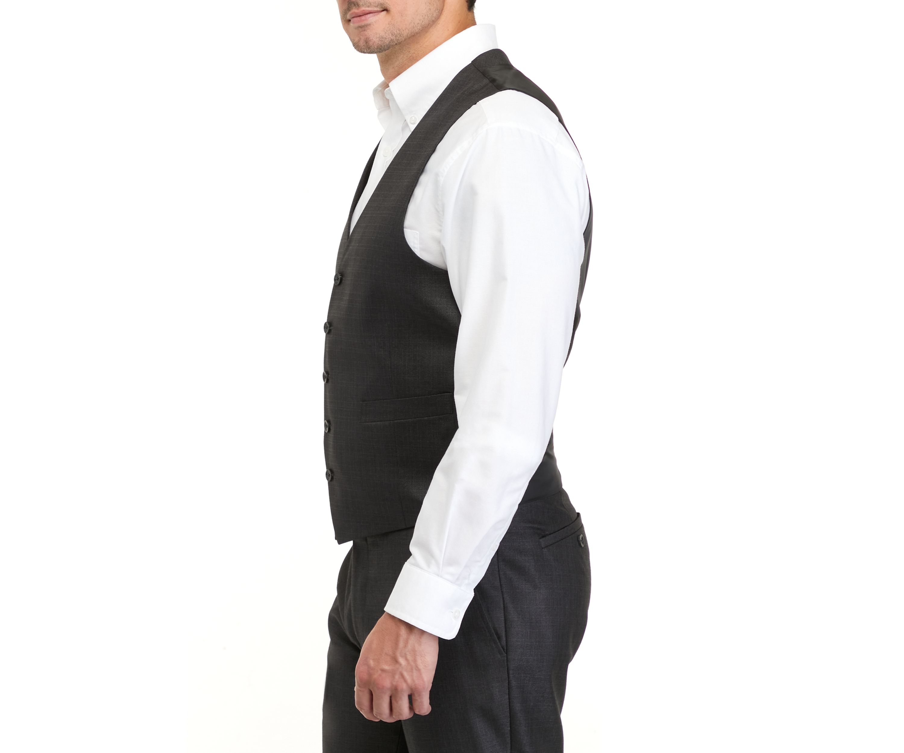 Mens Multi Pattern Suit Separate Vest
