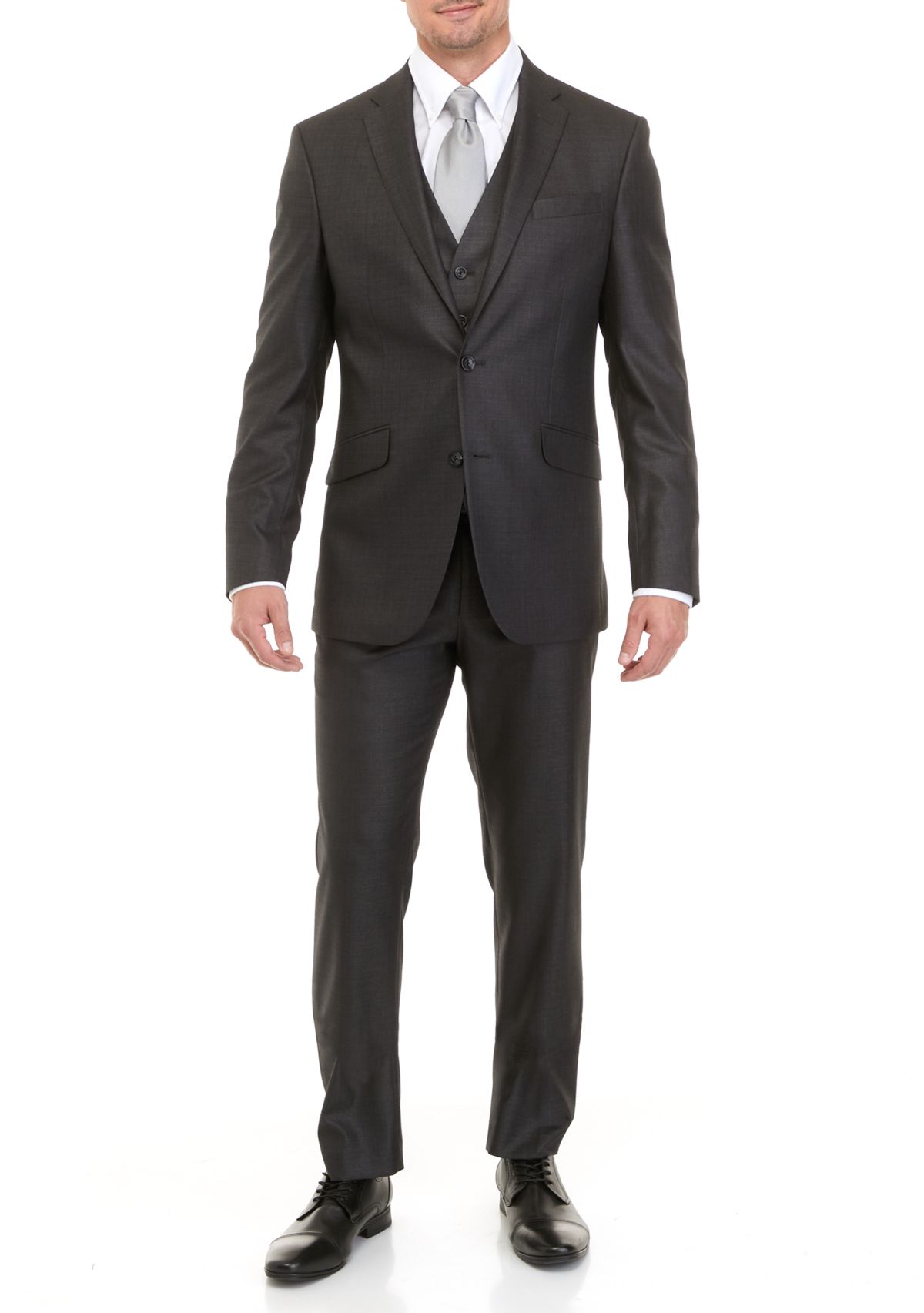 Mens Multi Pattern Suit Separate Vest