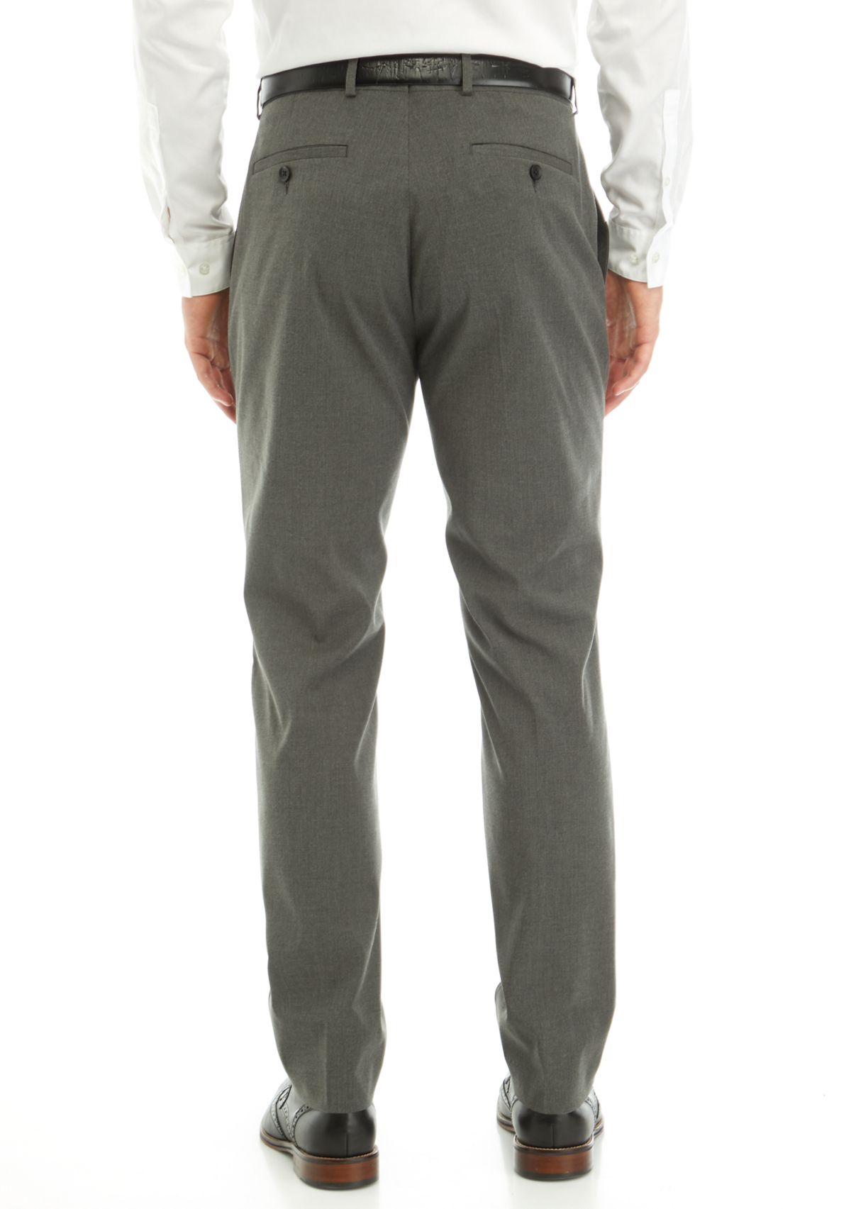 Mens Gray Stripe Pants