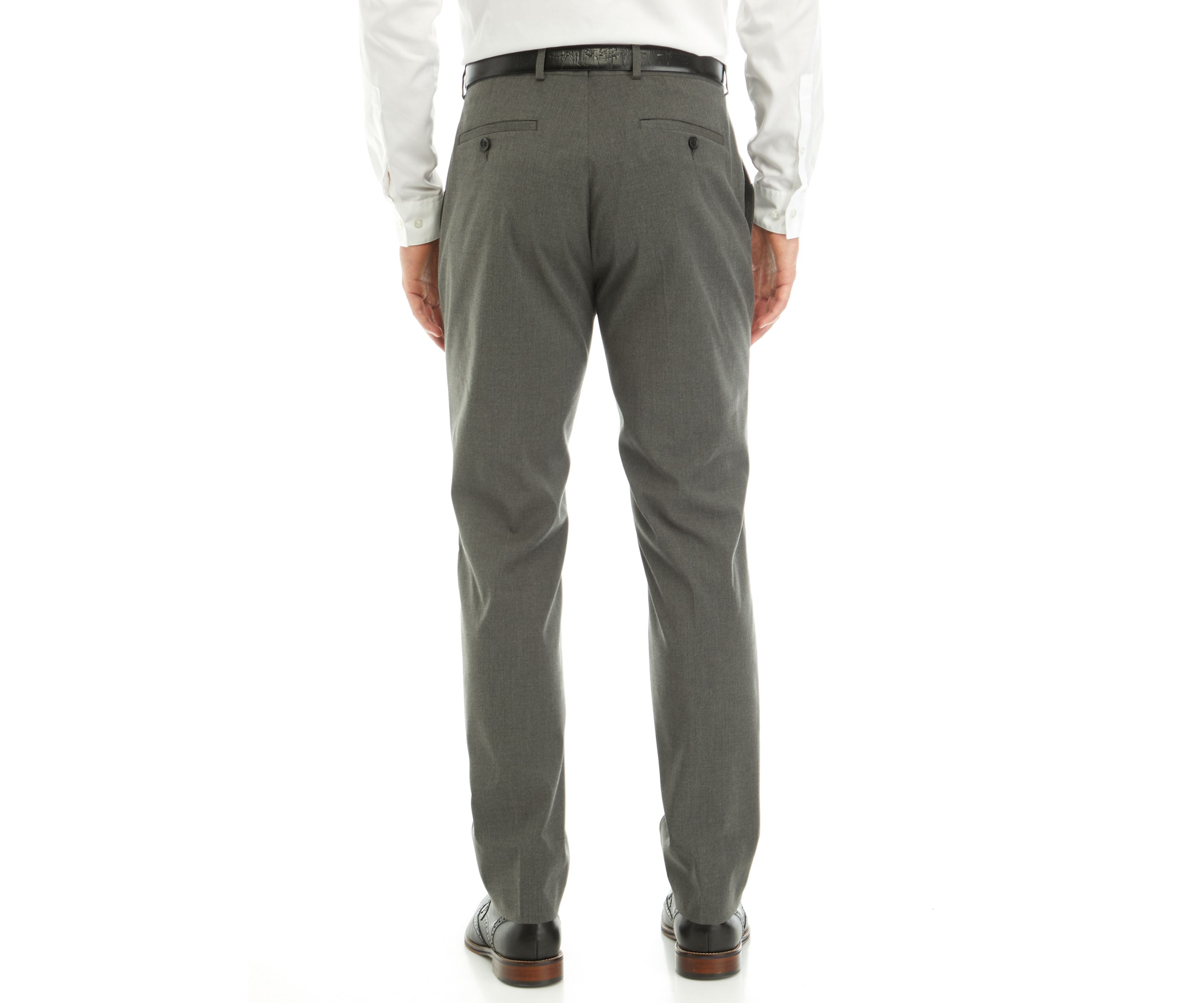 Mens Gray Stripe Pants