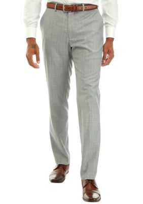 Men's Suit Separates Pleated Pant Classic Cut - MED GREY - 98/2