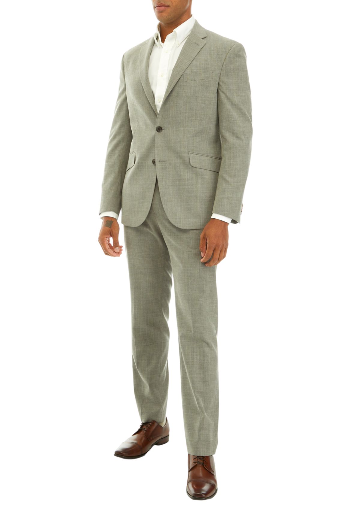 Mens Plaid Suit Separate Pants