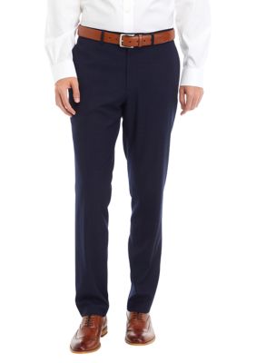 Kenneth Cole Reaction Men's Navy Suit Separate Pants, Navy Blue, 36 x 34