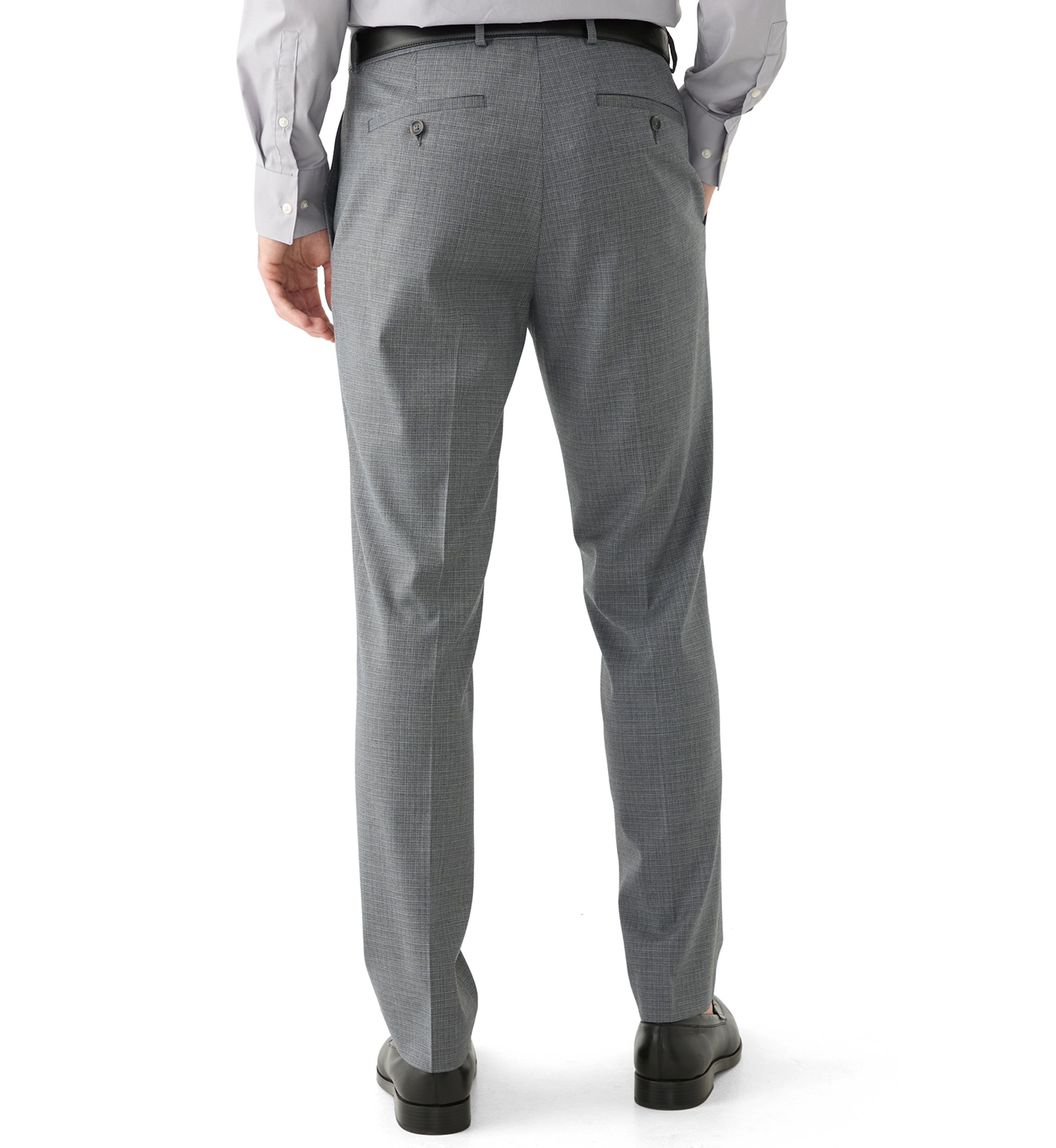 Mens Light Gray Sharkskin Suit Separate Pants