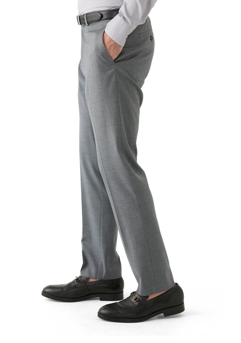 Mens Light Gray Sharkskin Suit Separate Pants