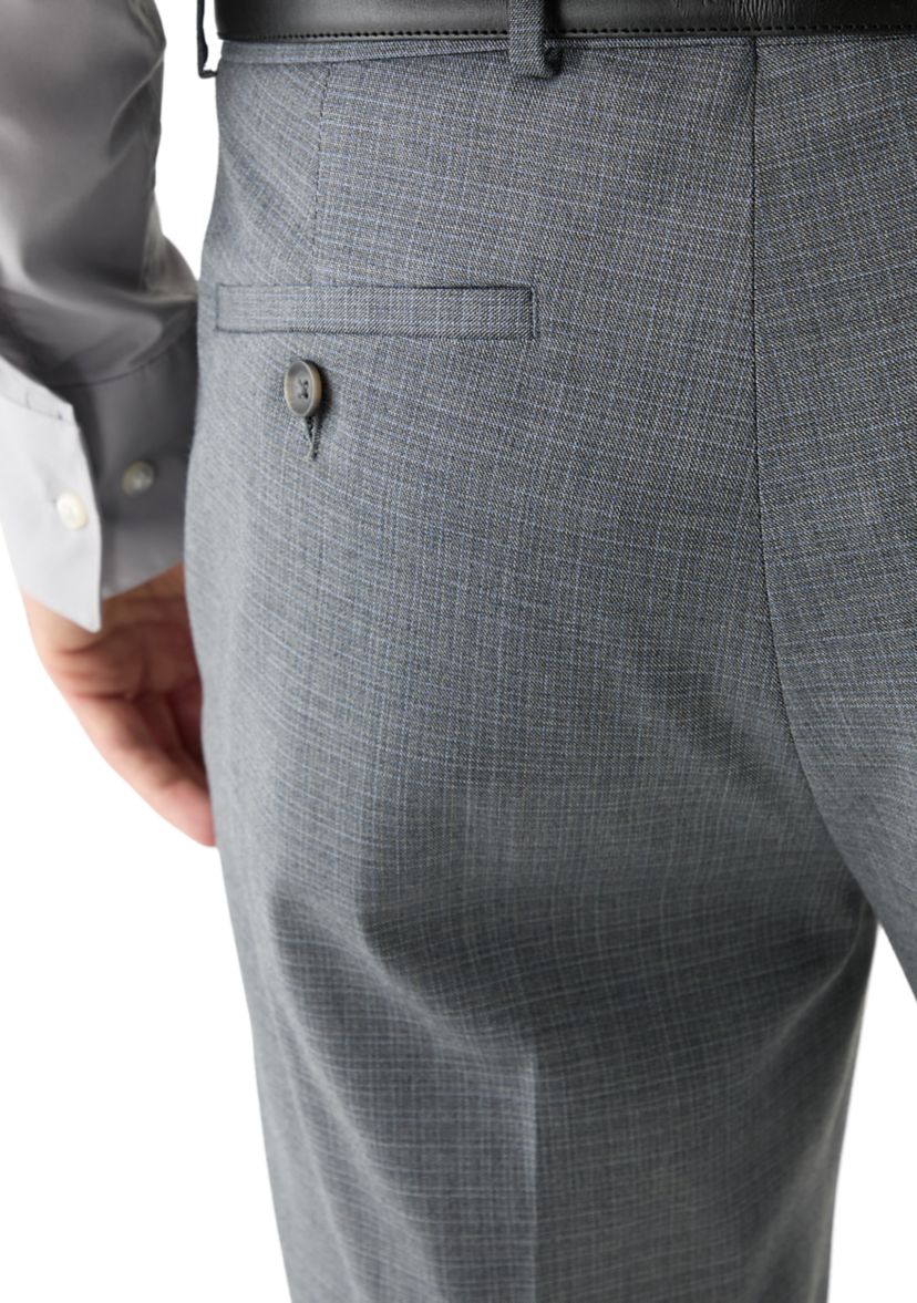 Mens Light Gray Sharkskin Suit Separate Pants
