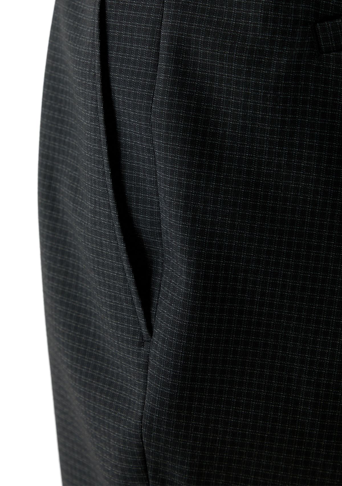 Mens Mini Check Pattern Suit Pants