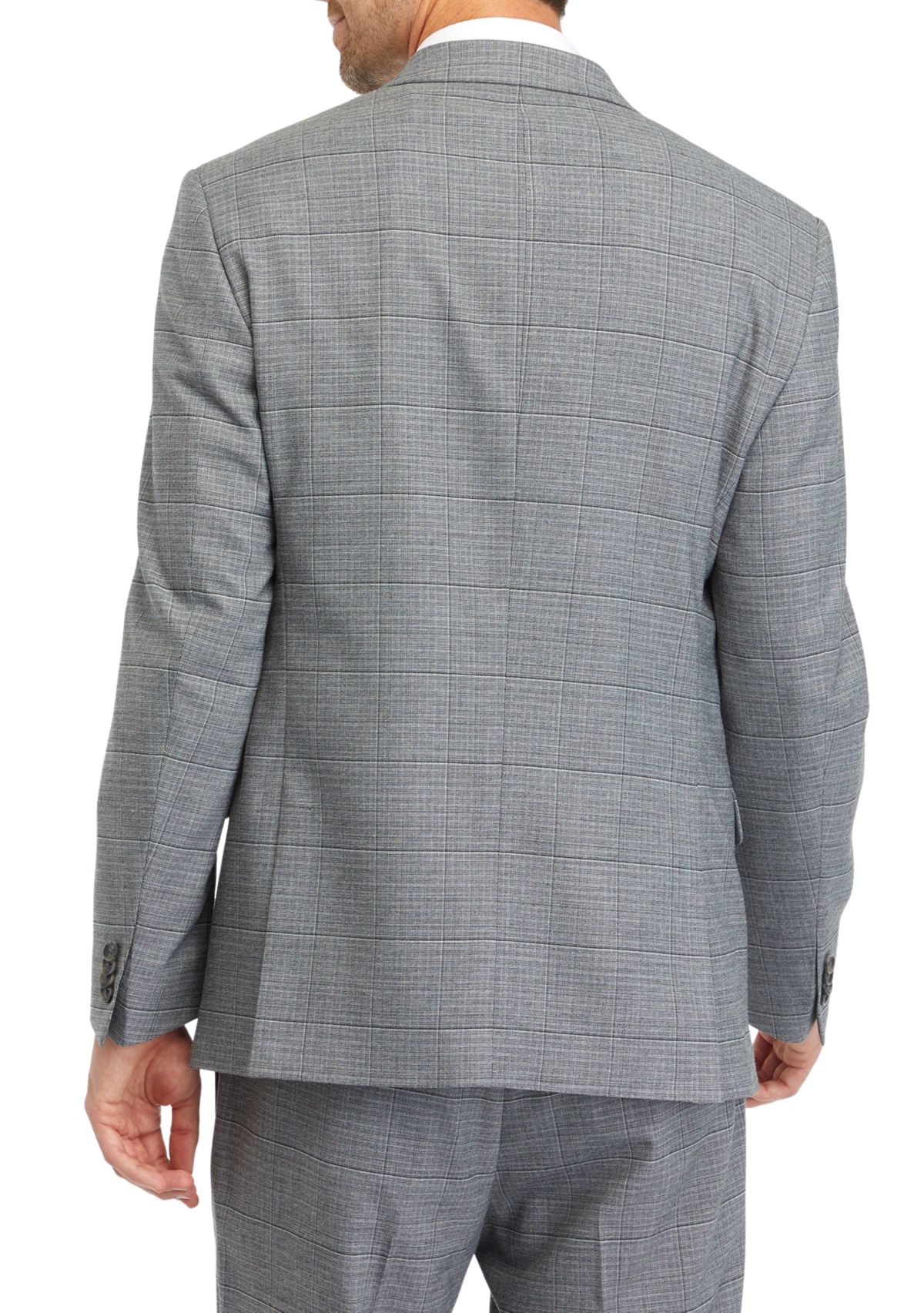 Mens Windowpane Suit Separate Coat