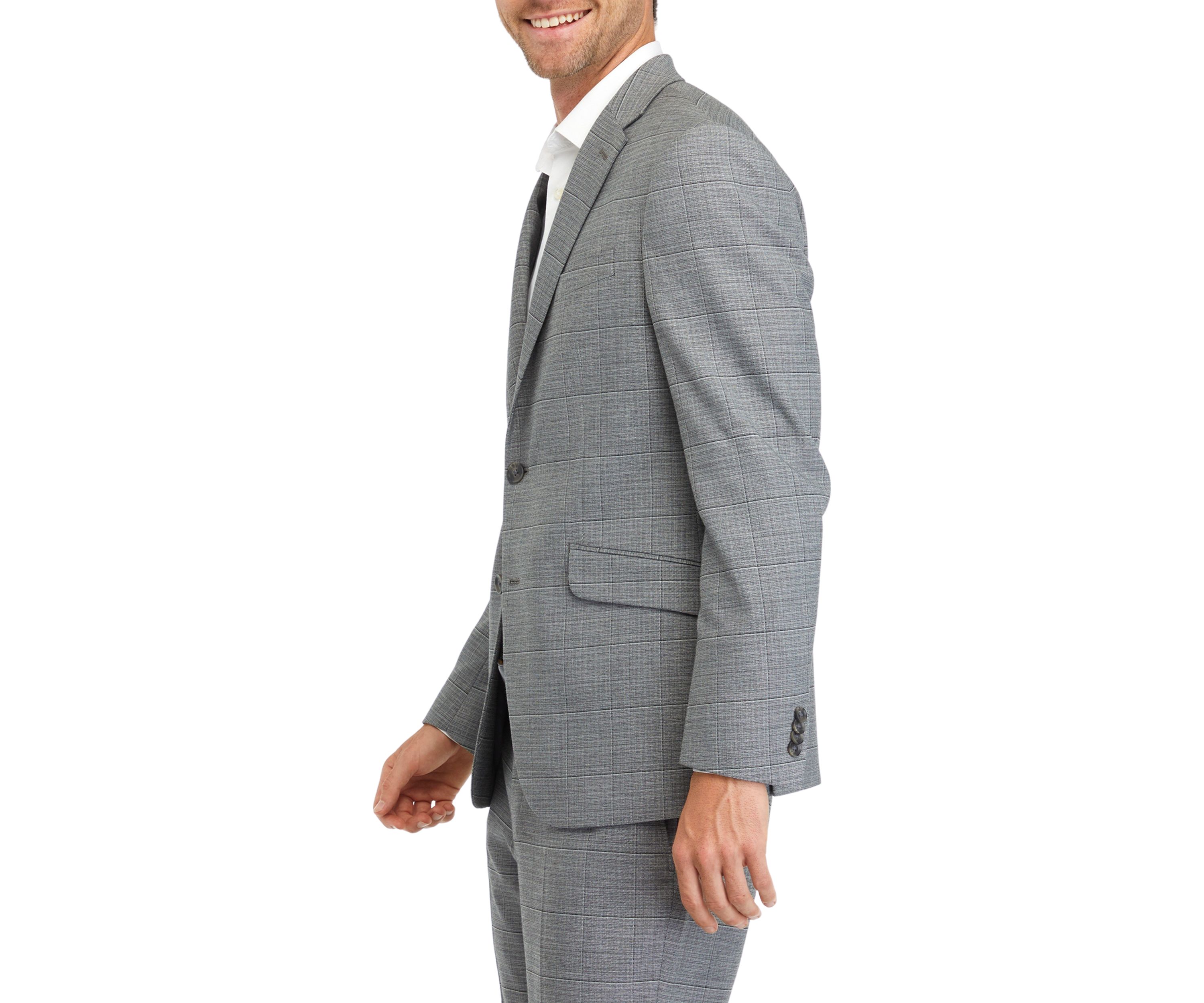 Mens Windowpane Suit Separate Coat