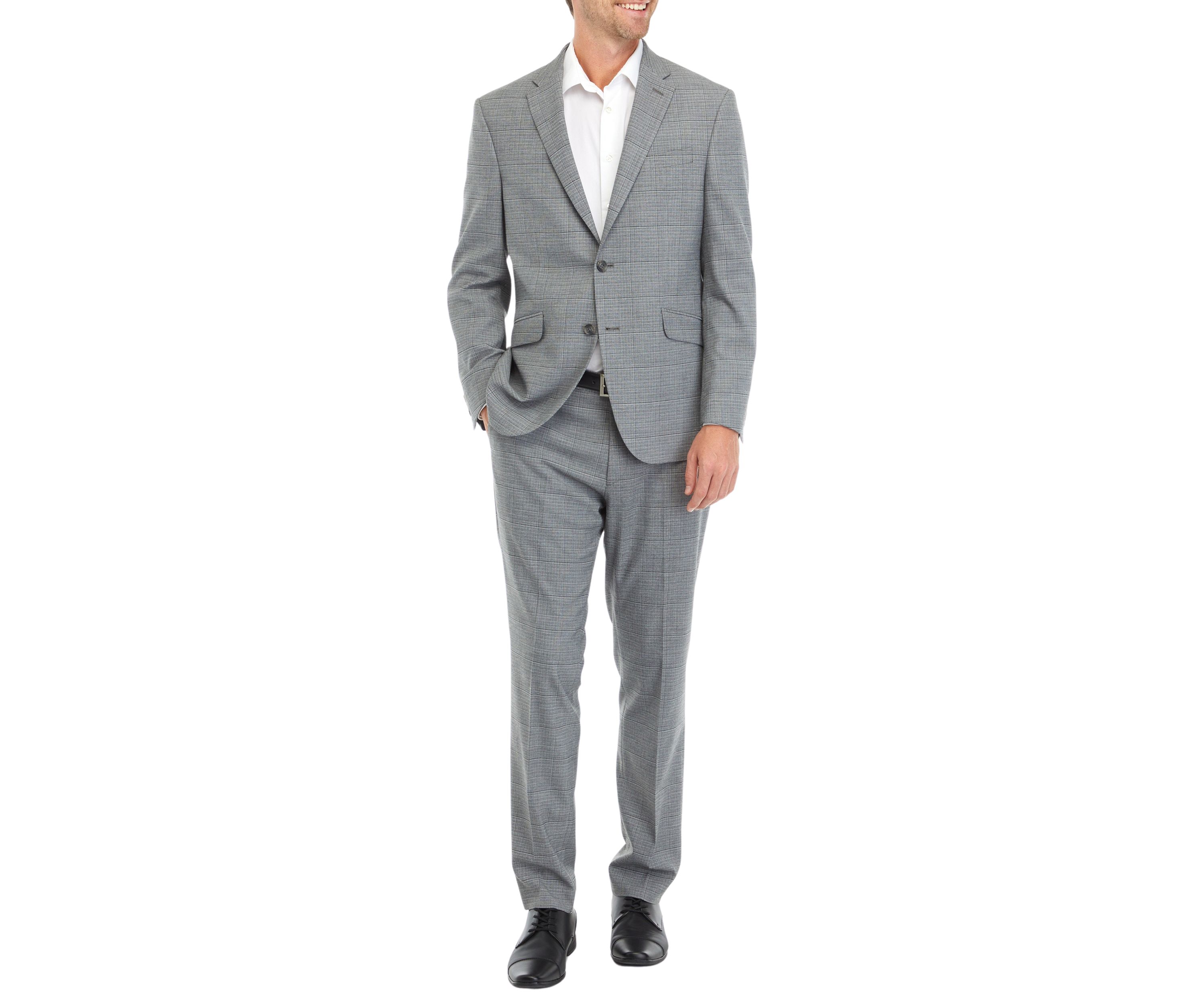 Mens Windowpane Suit Separate Coat