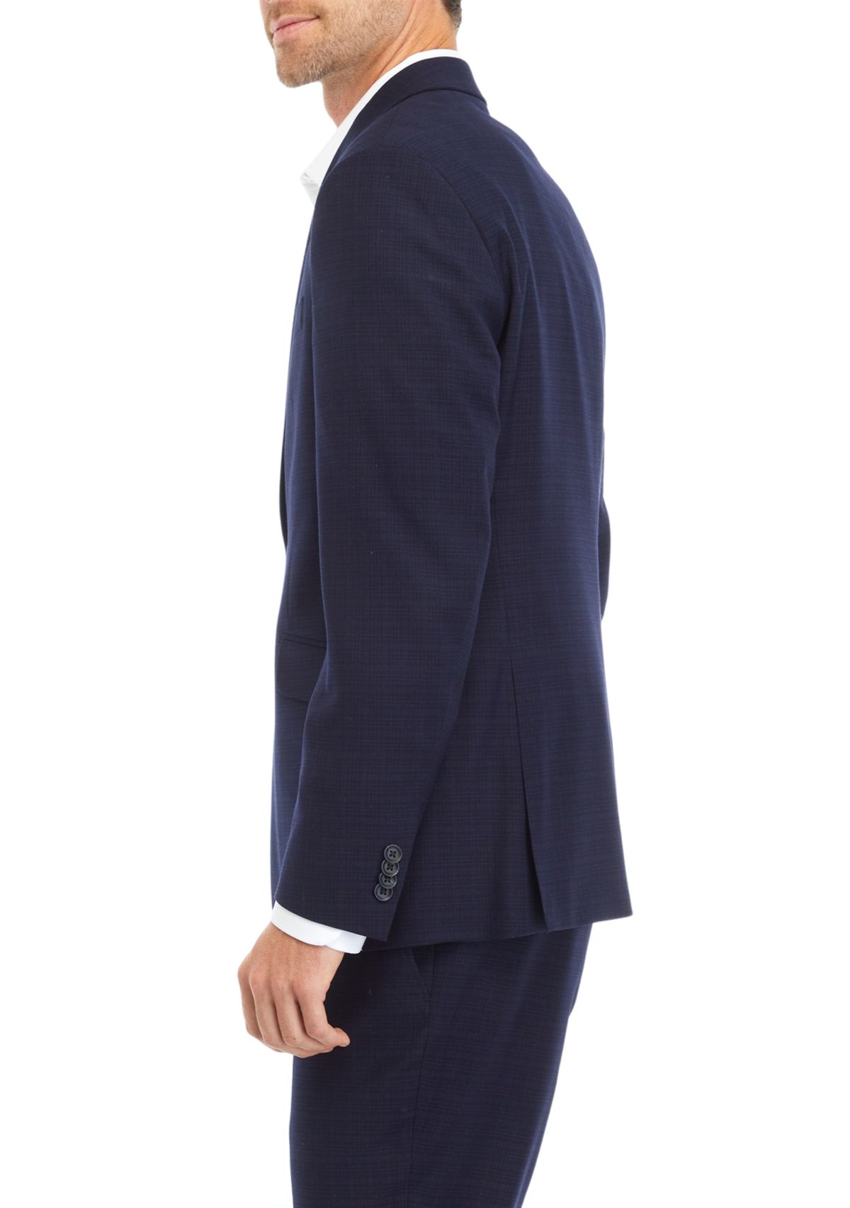 Mens Navy Multi Suit Separate Coat