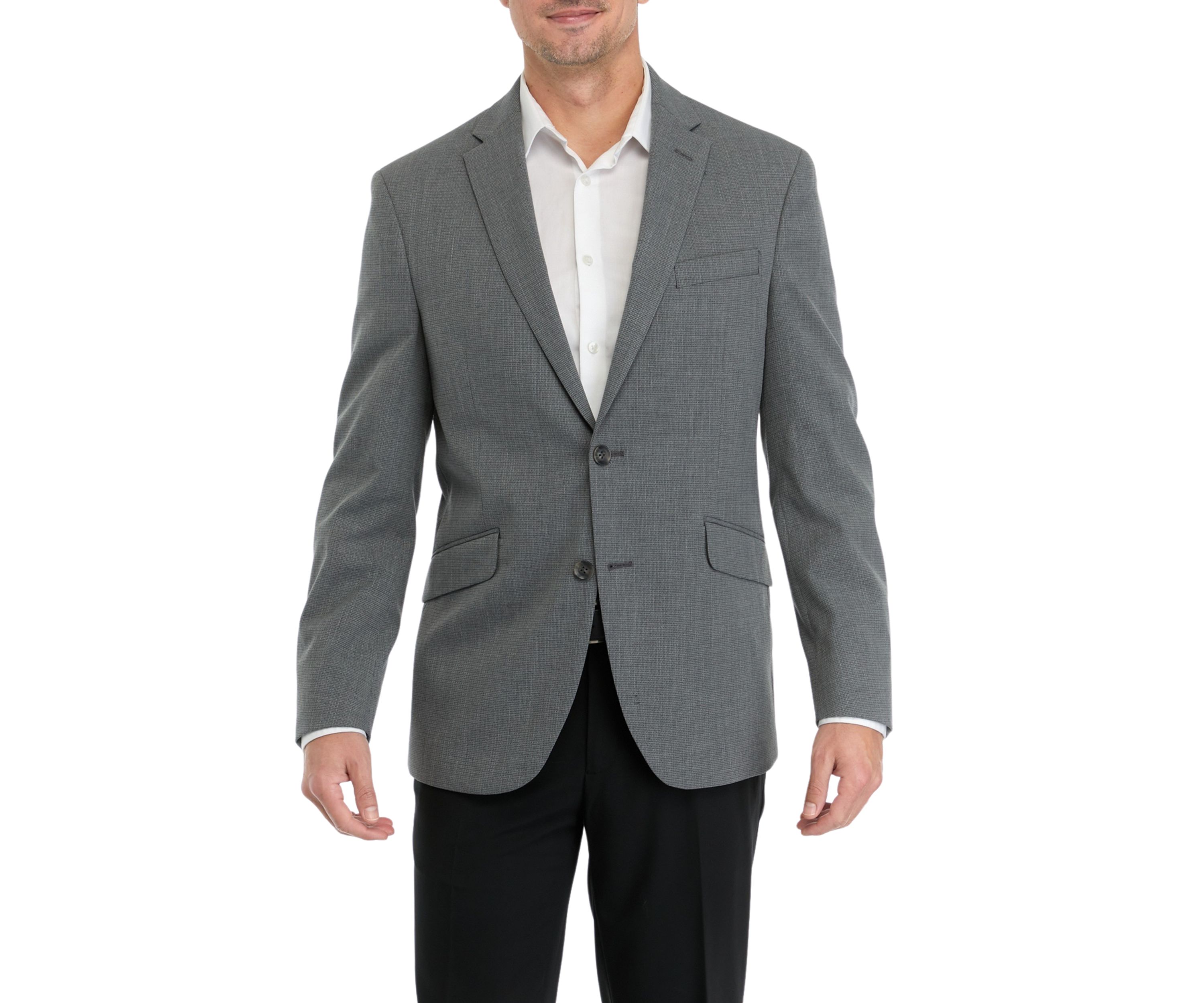 Mens Mini Check Slim Techni-Cole Sport Coat