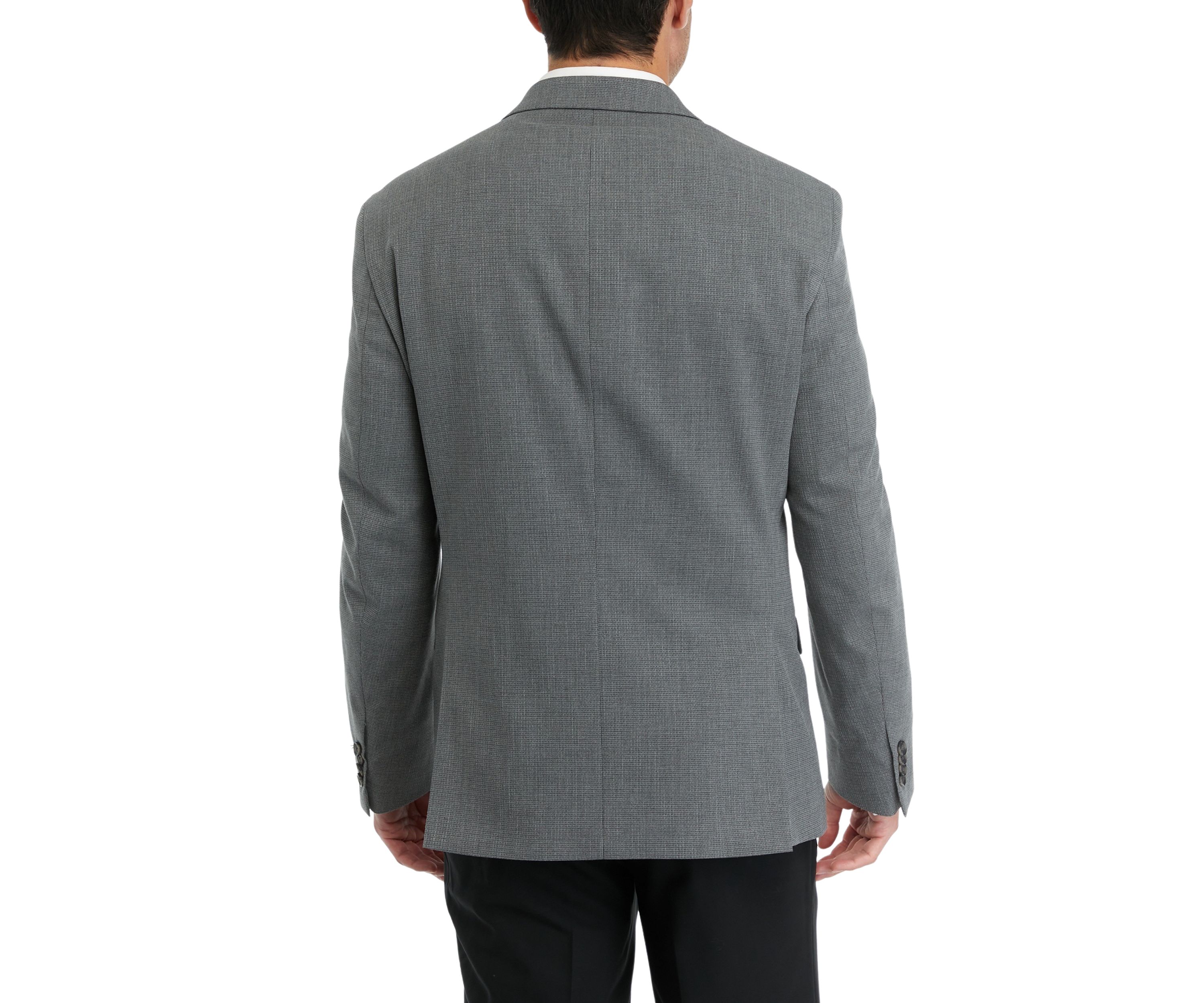Mens Mini Check Slim Techni-Cole Sport Coat