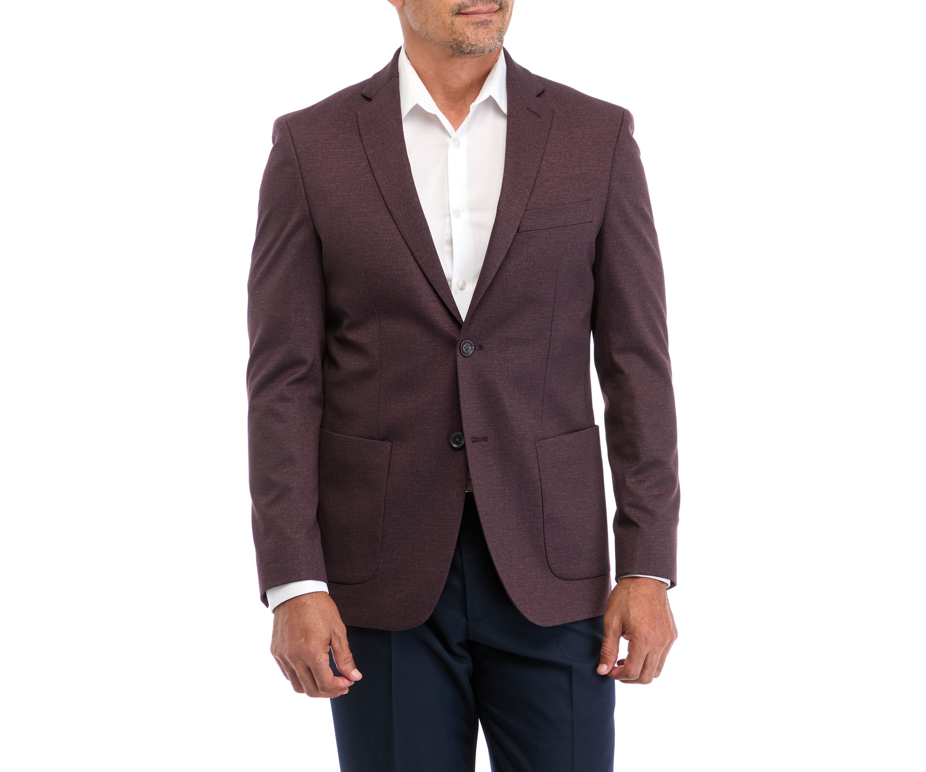 Burgundy Knit Techni-Cole Sport Coat 