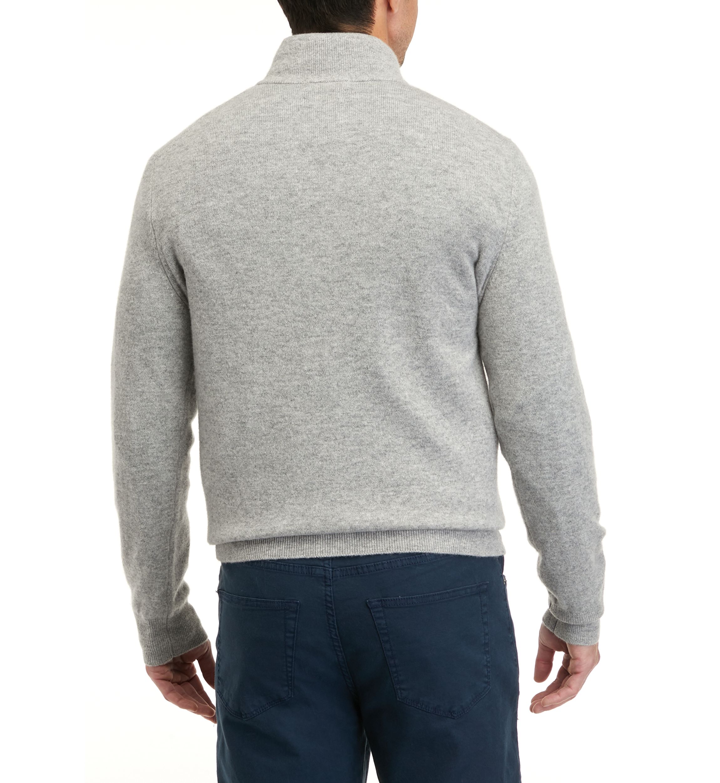Mens Cashmere 1/4 Zip Sweater