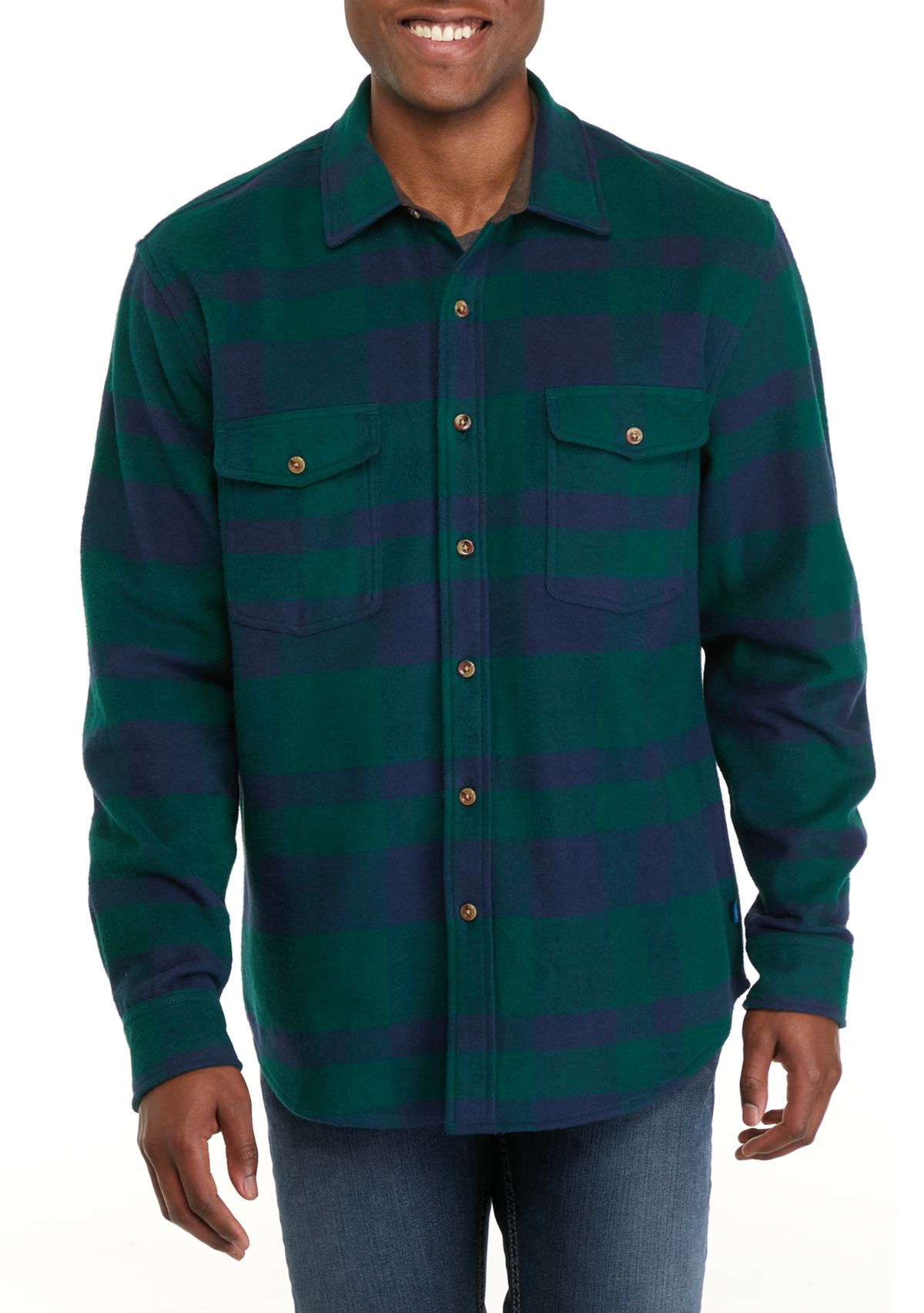 Mens Heavyweight Flannel Shacket