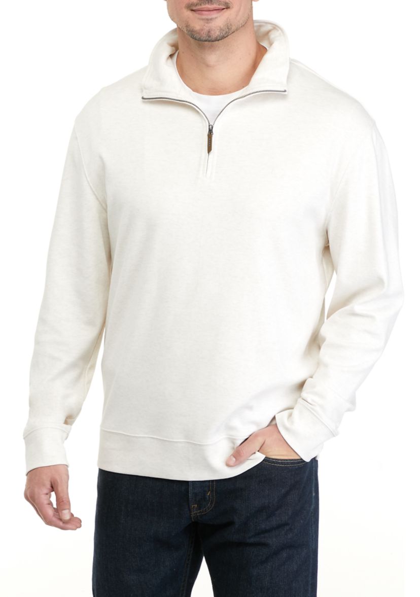 Mens Interlock Quarter Zip Sweatshirt