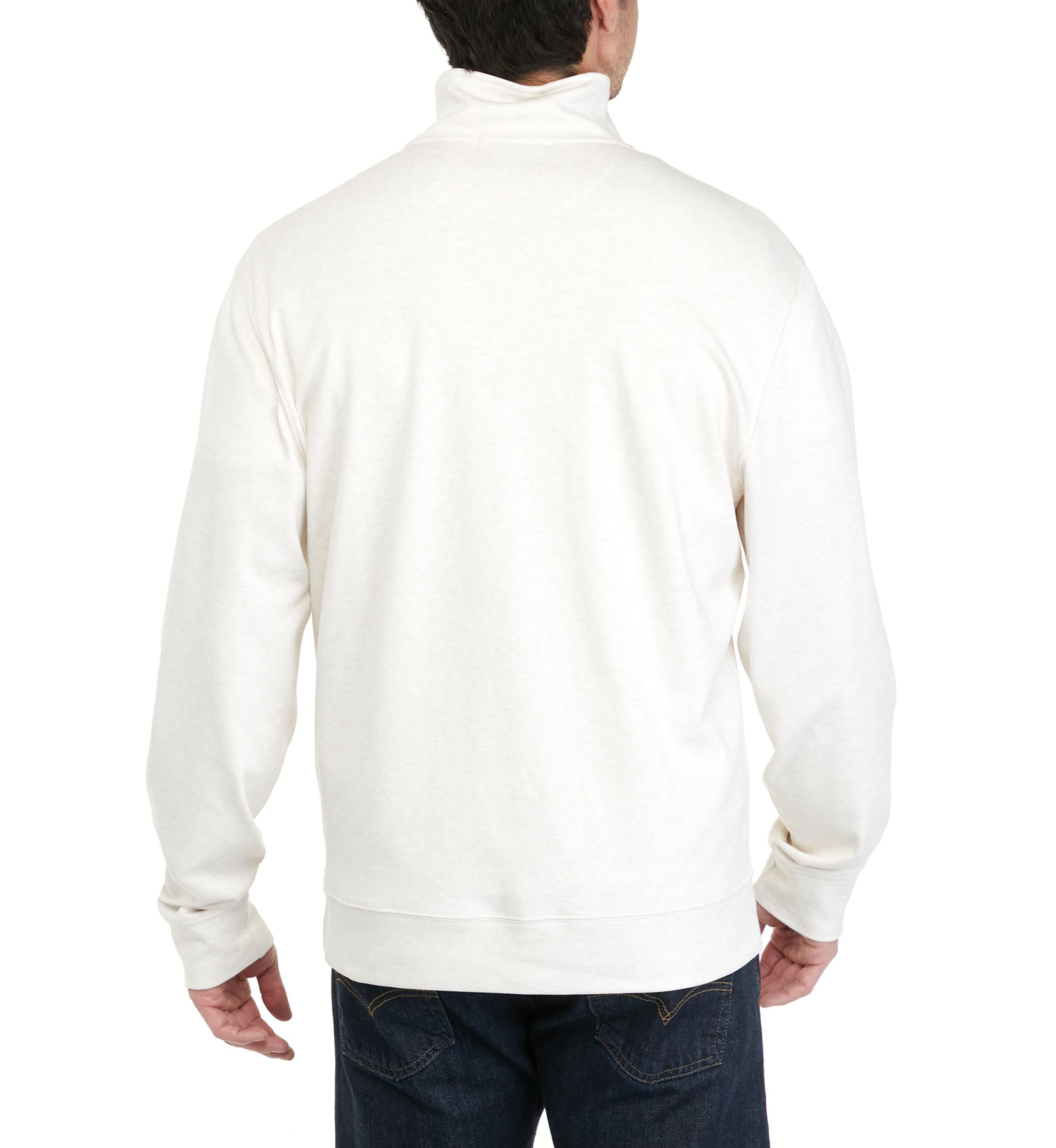 Mens Interlock Quarter Zip Sweatshirt