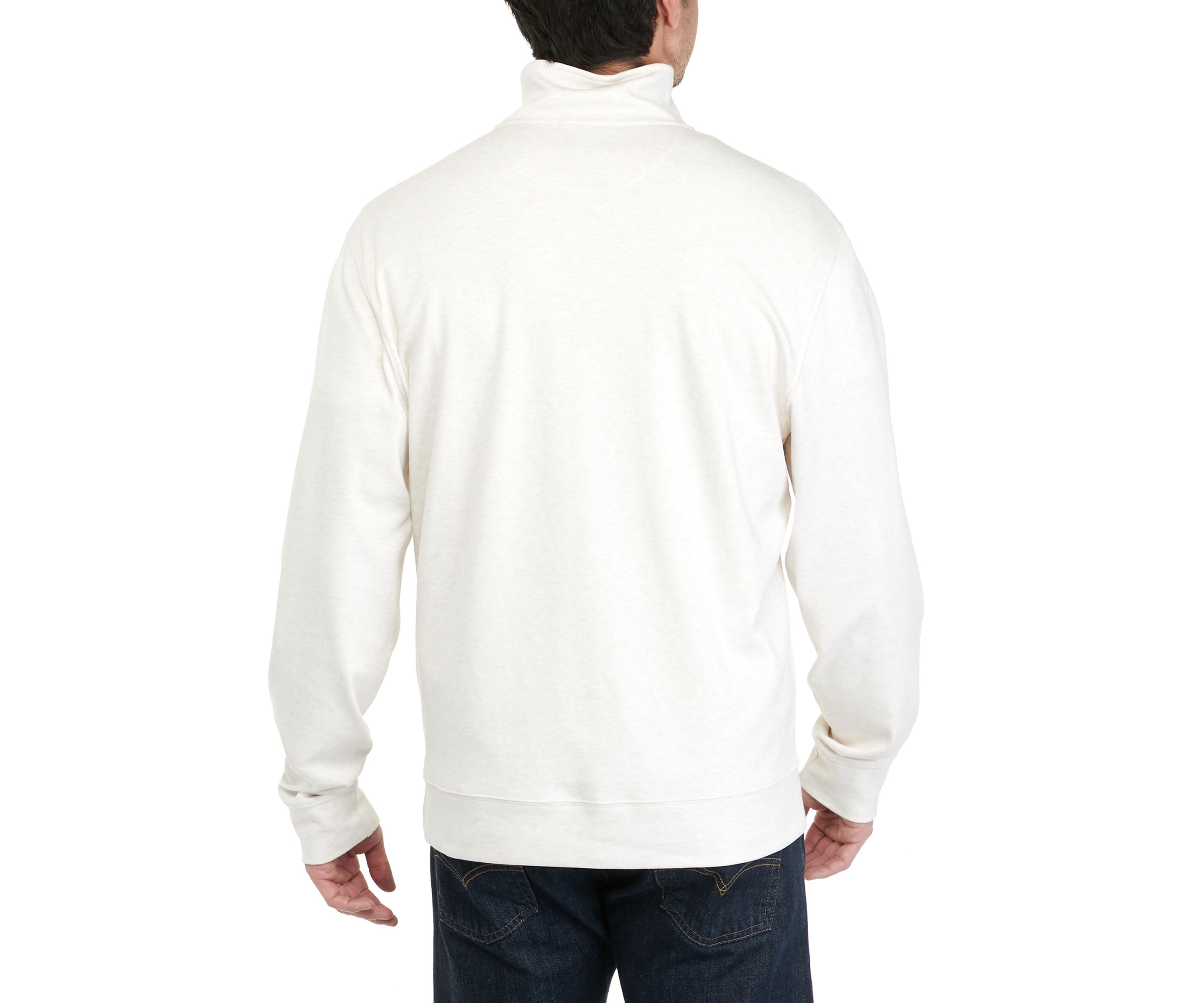 Mens Interlock Quarter Zip Sweatshirt