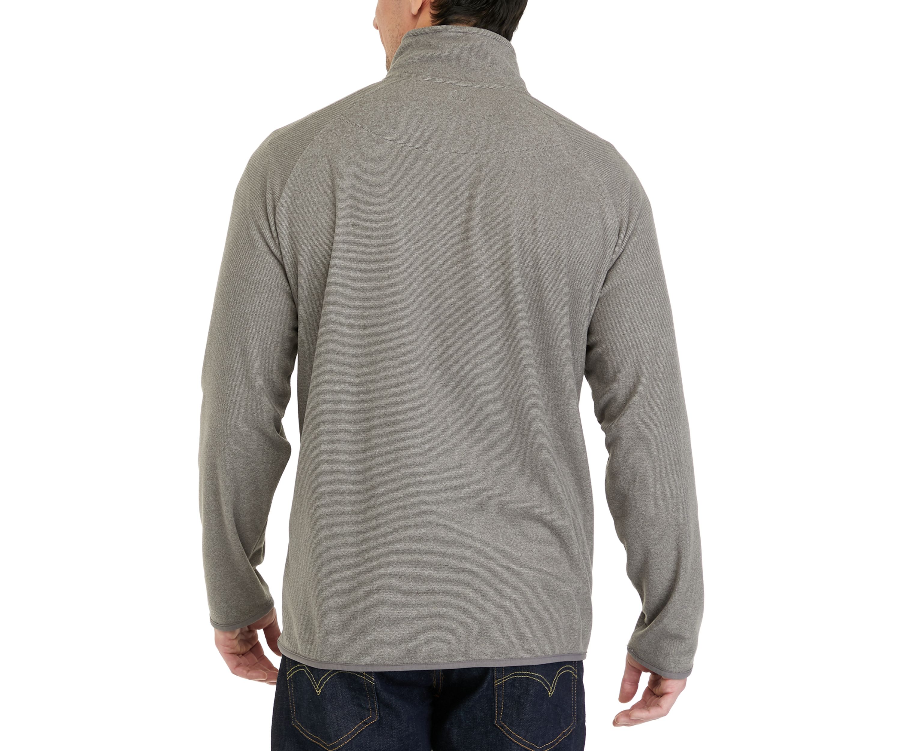 Mens Polar Fleece Quarter Zip Sweatshirt