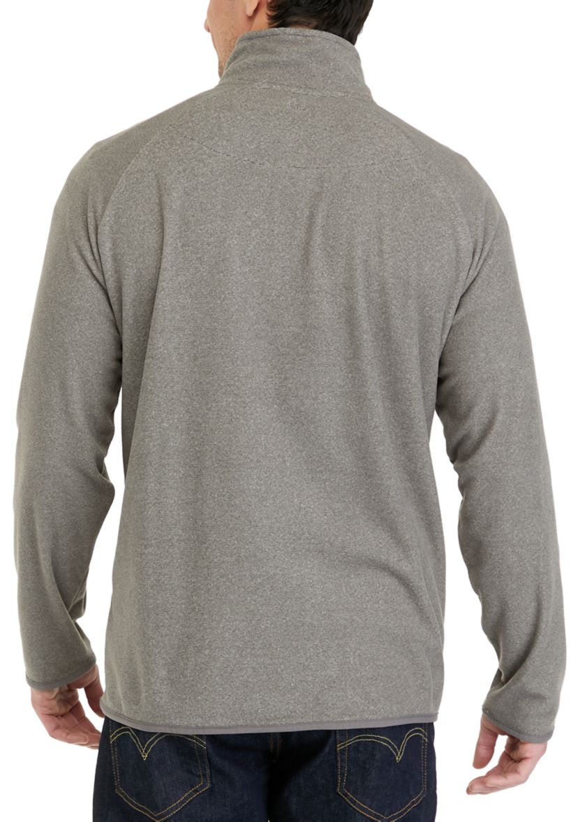Mens Polar Fleece Quarter Zip Sweatshirt