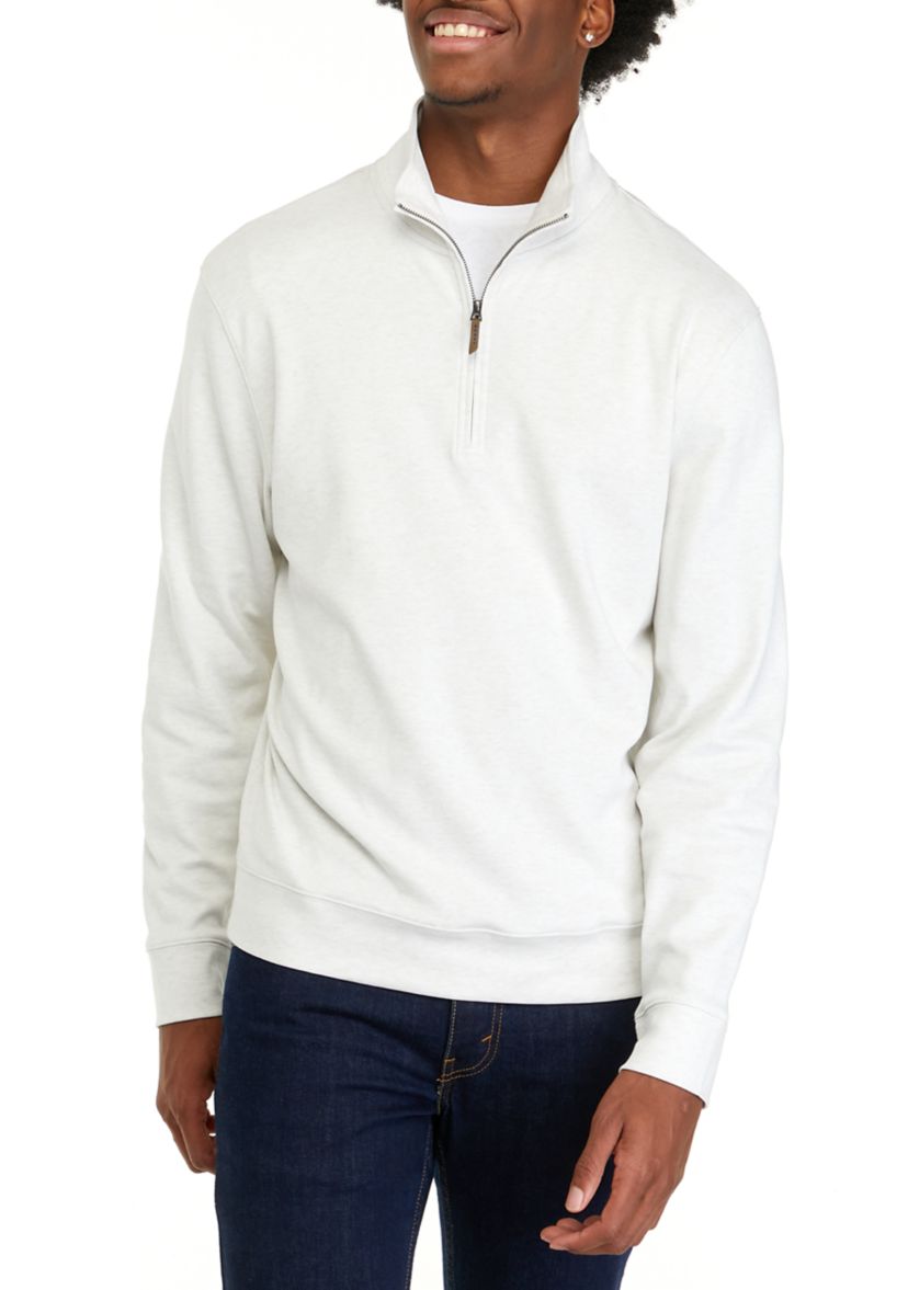Mens Interlock Quarter Zip Sweatshirt