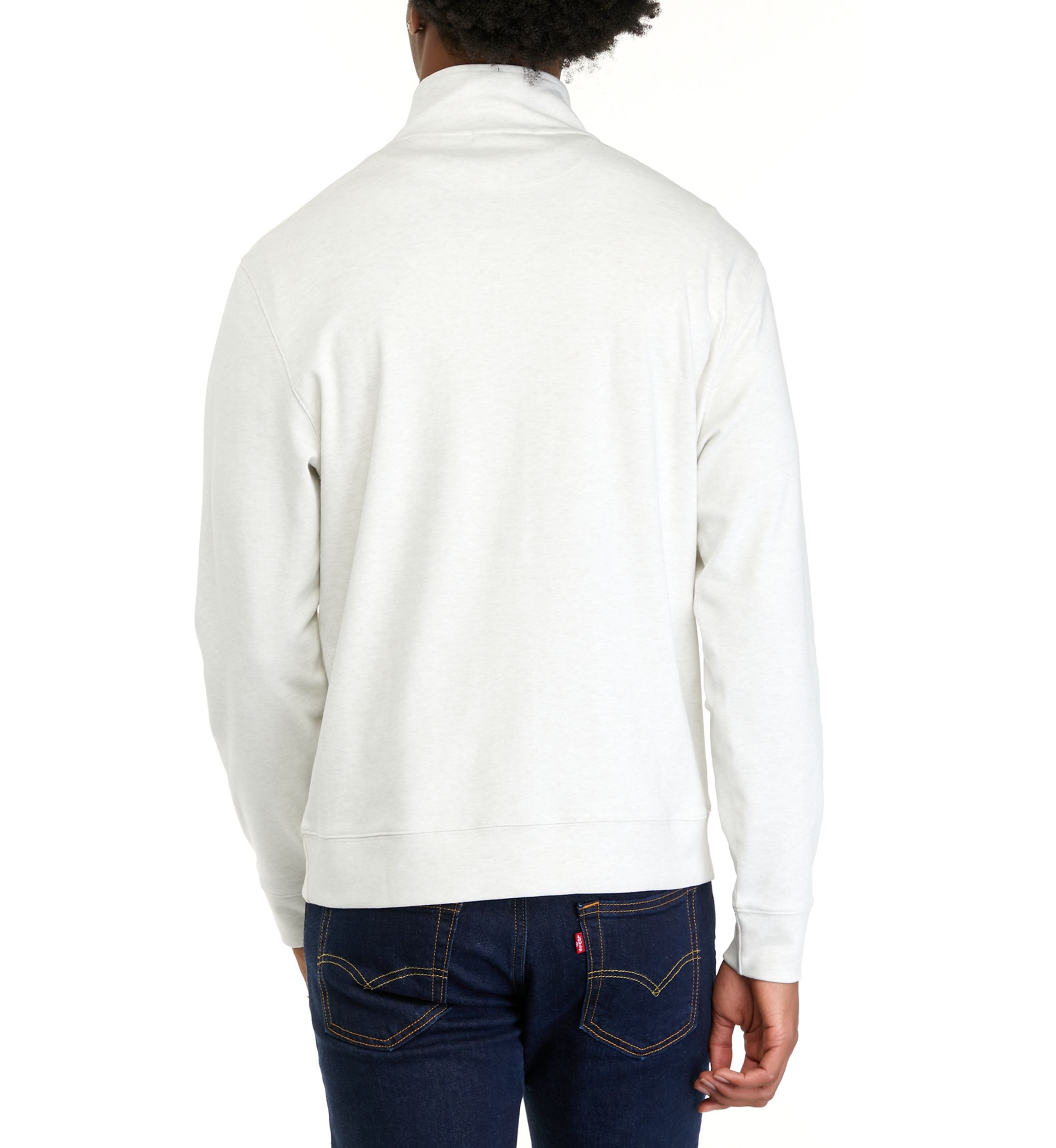 Mens Interlock Quarter Zip Sweatshirt