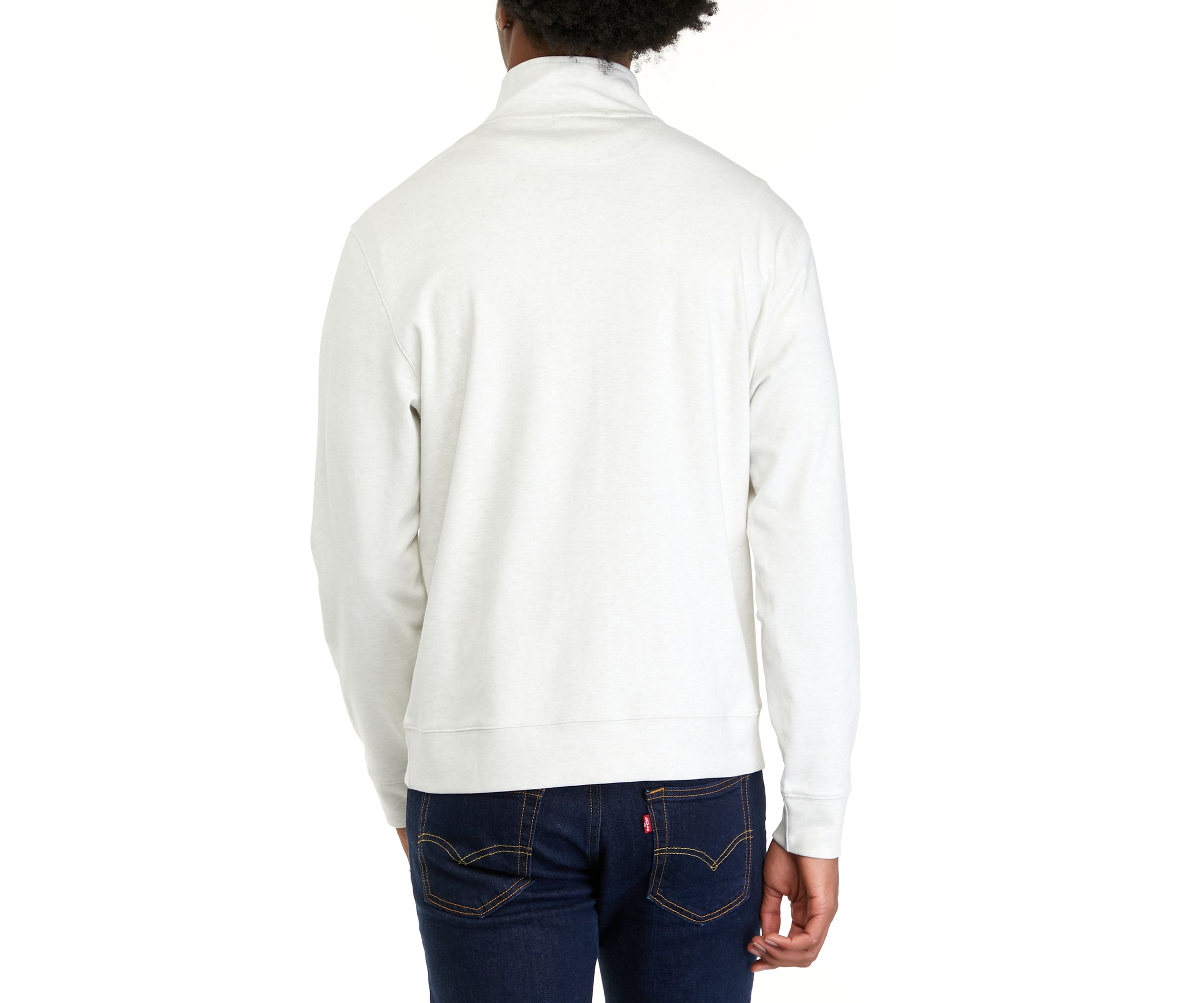 Mens Interlock Quarter Zip Sweatshirt