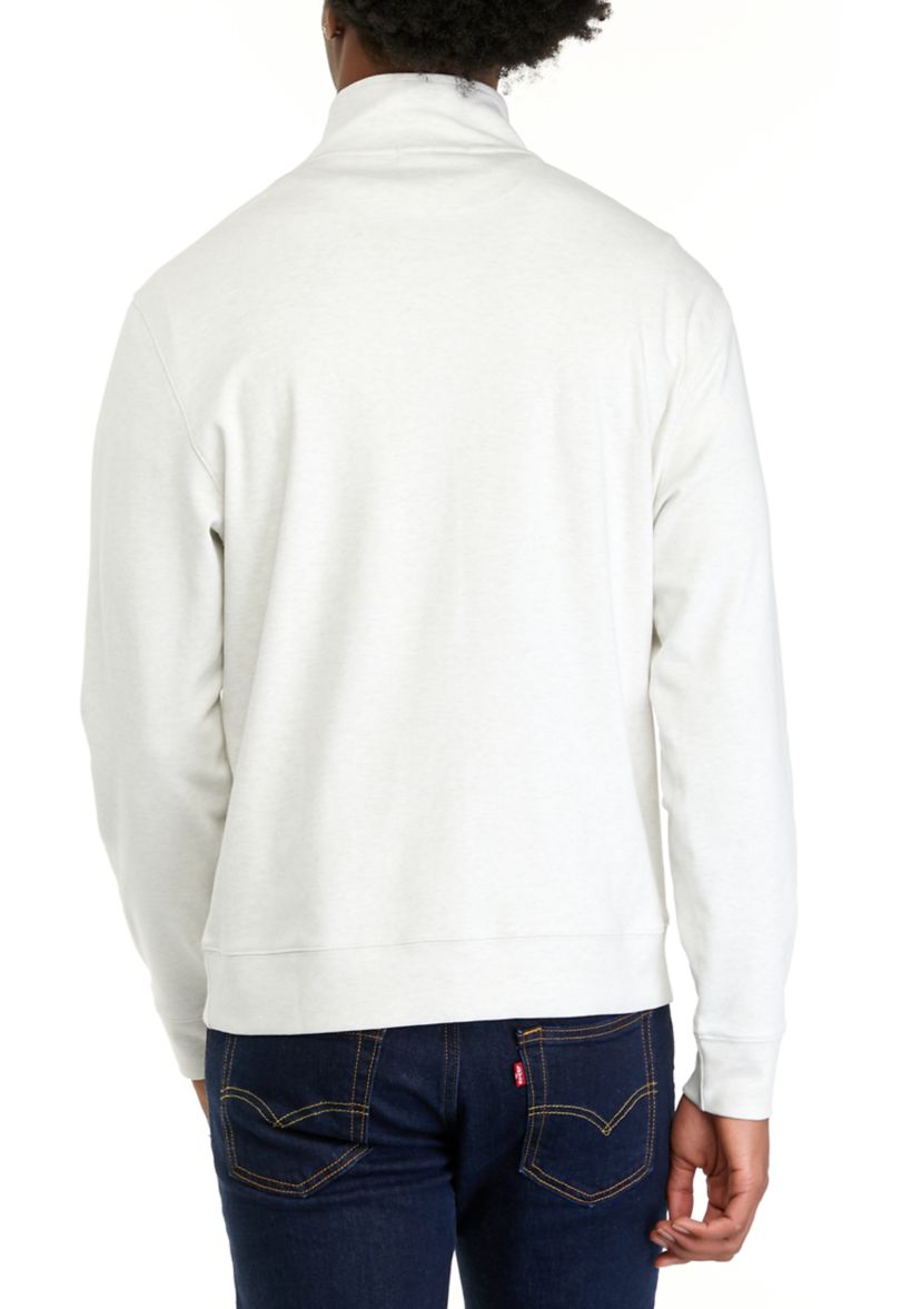 Mens Interlock Quarter Zip Sweatshirt