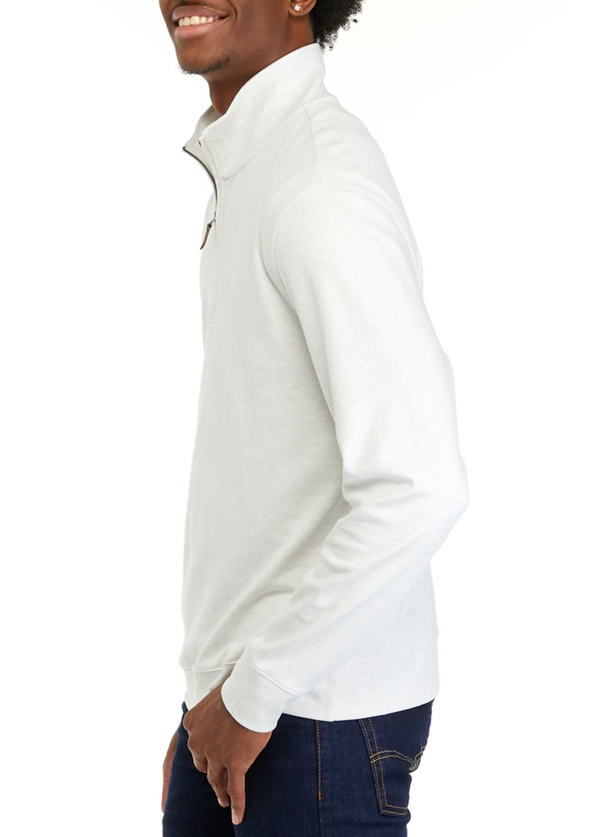 Mens Interlock Quarter Zip Sweatshirt