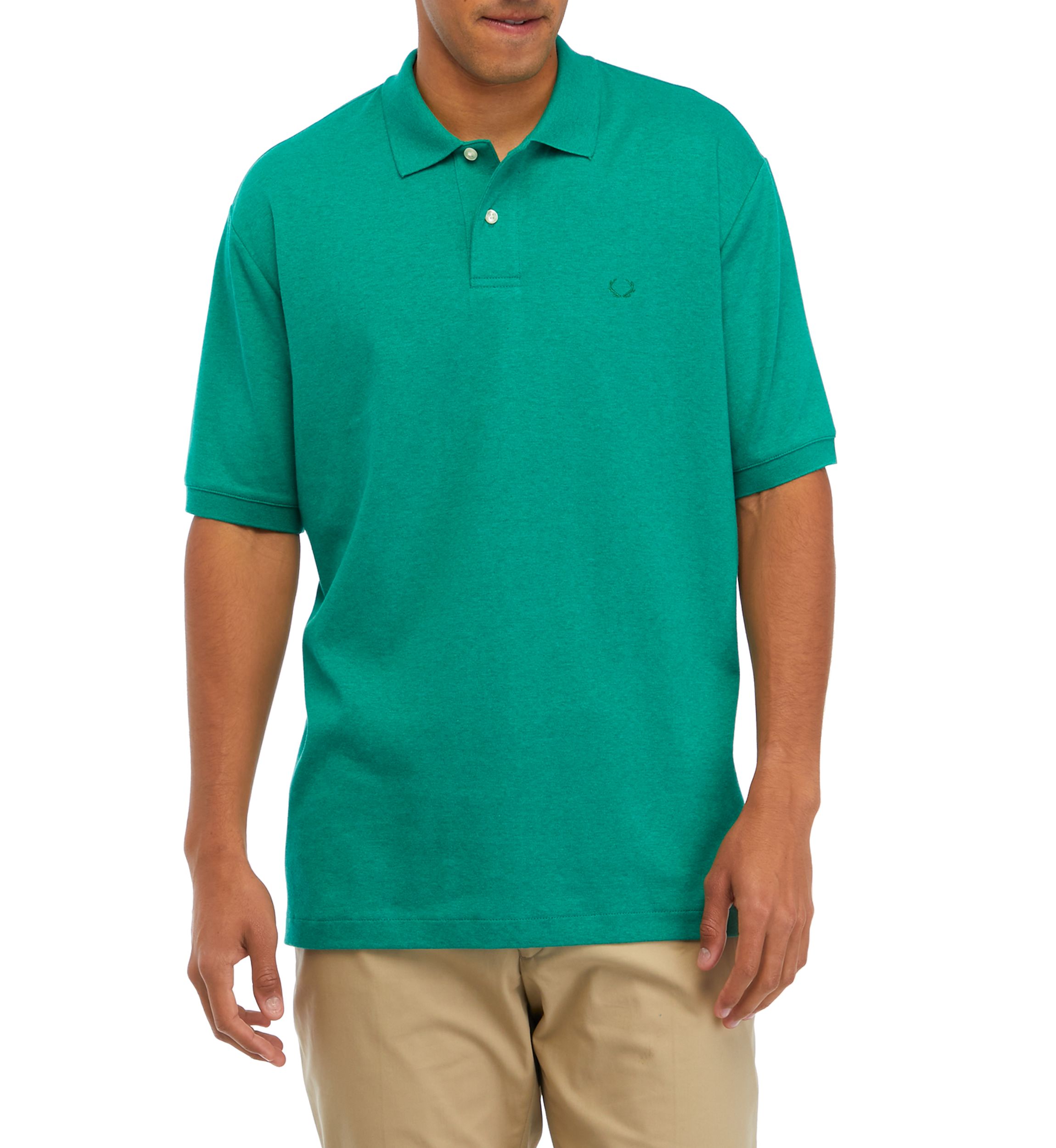 Mens Short Sleeve Interlock Polo Shirt