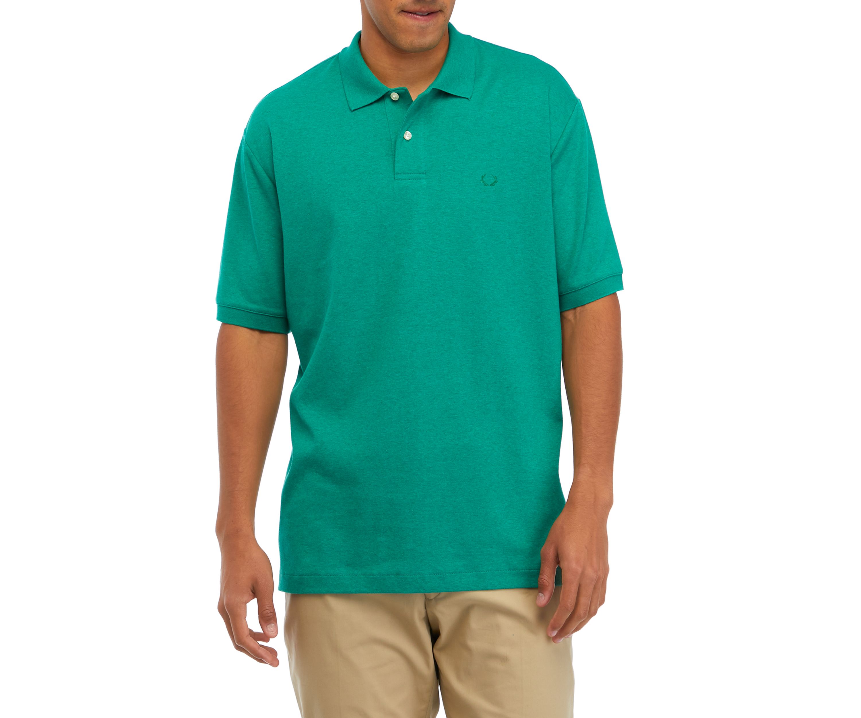 Mens Short Sleeve Interlock Polo Shirt