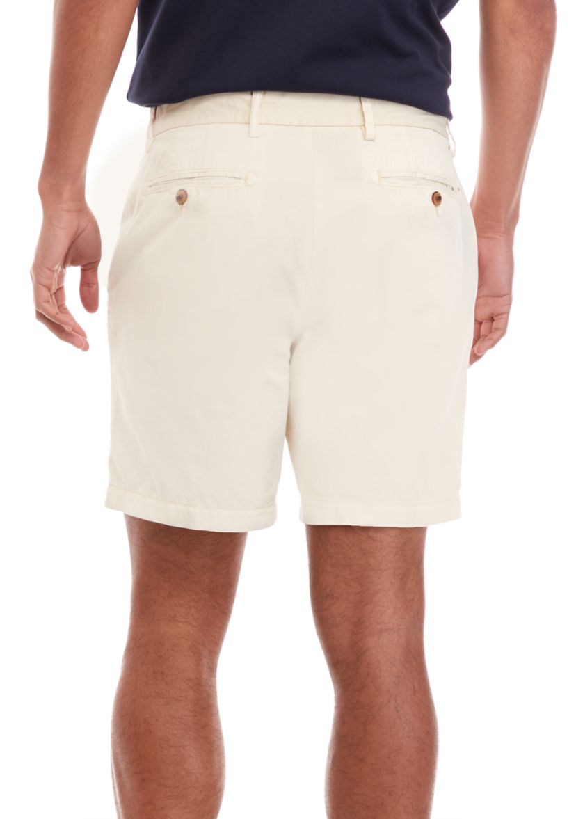 Mens Washed Twill Shorts 
