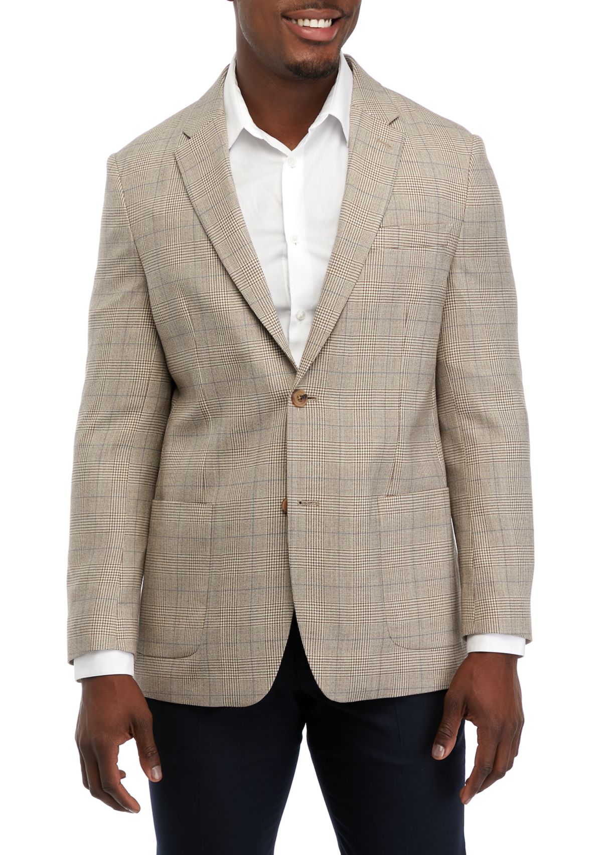 Mens Single Breasted 2 Button Sport Coat