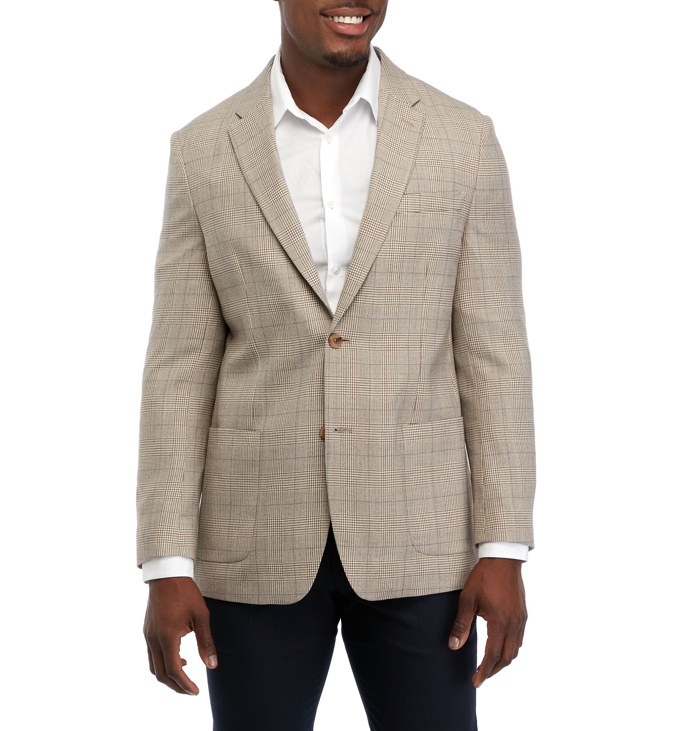 Mens Single Breasted 2 Button Sport Coat