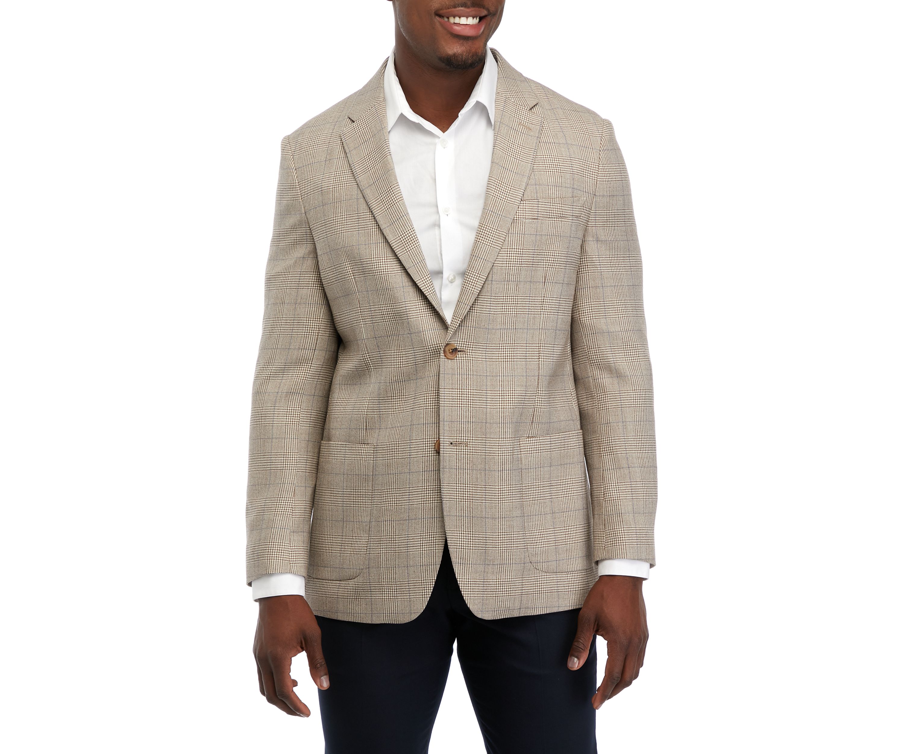Mens Single Breasted 2 Button Sport Coat
