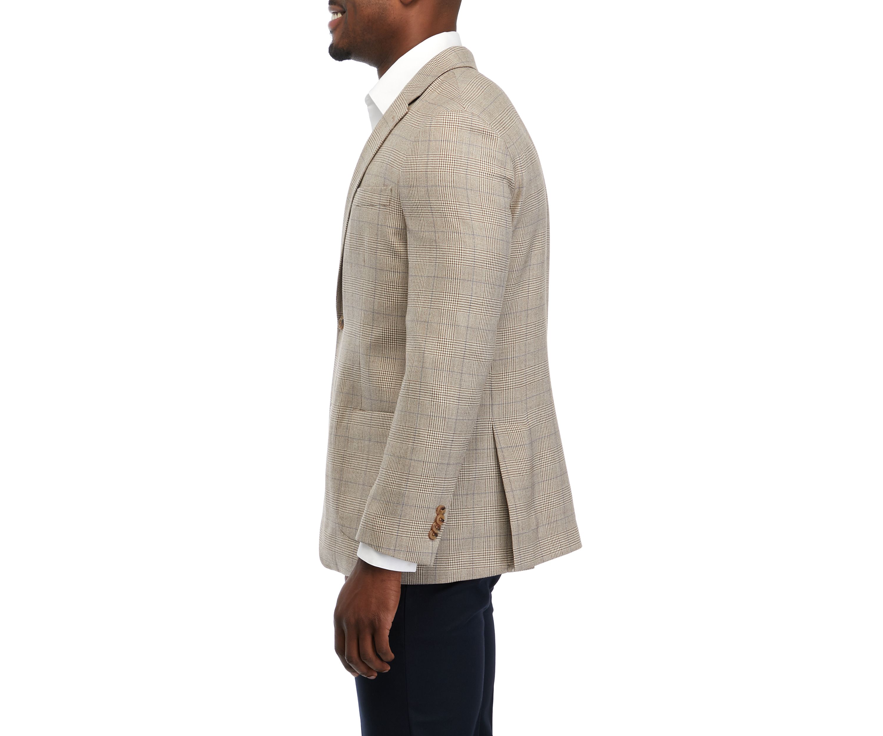 Mens Single Breasted 2 Button Sport Coat