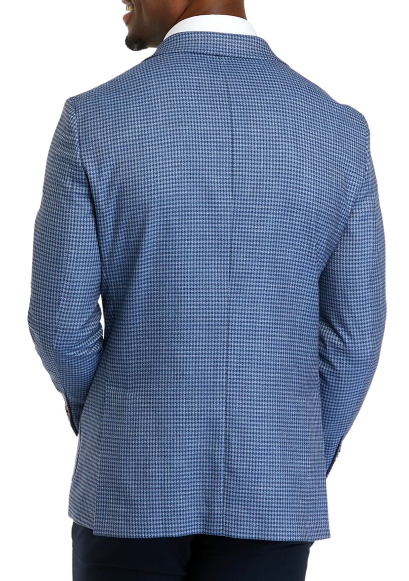 Mens Blue Check Sport Coat